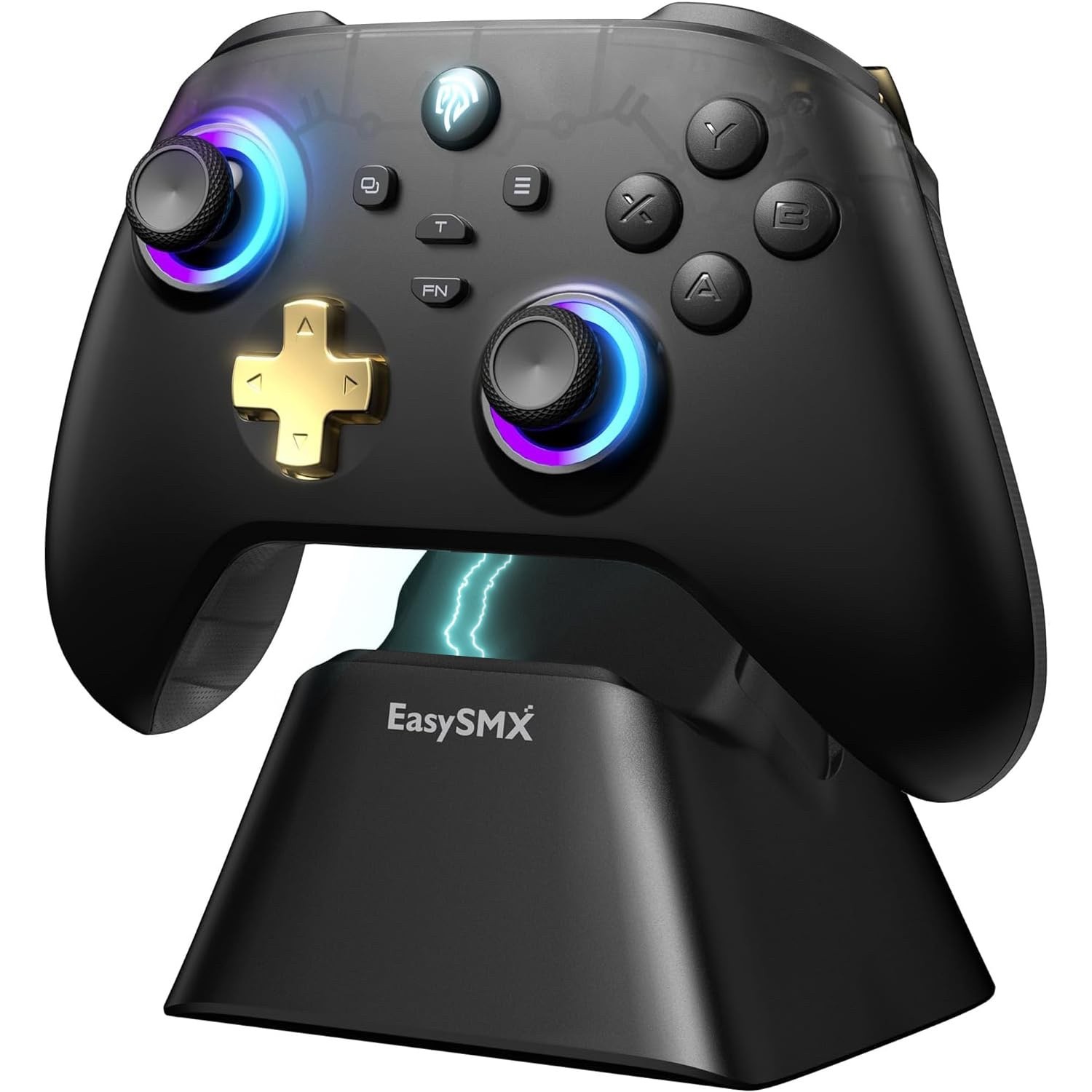 New EasySMX D05 Multi-Platform Gaming Controller With Charging Dock – Black