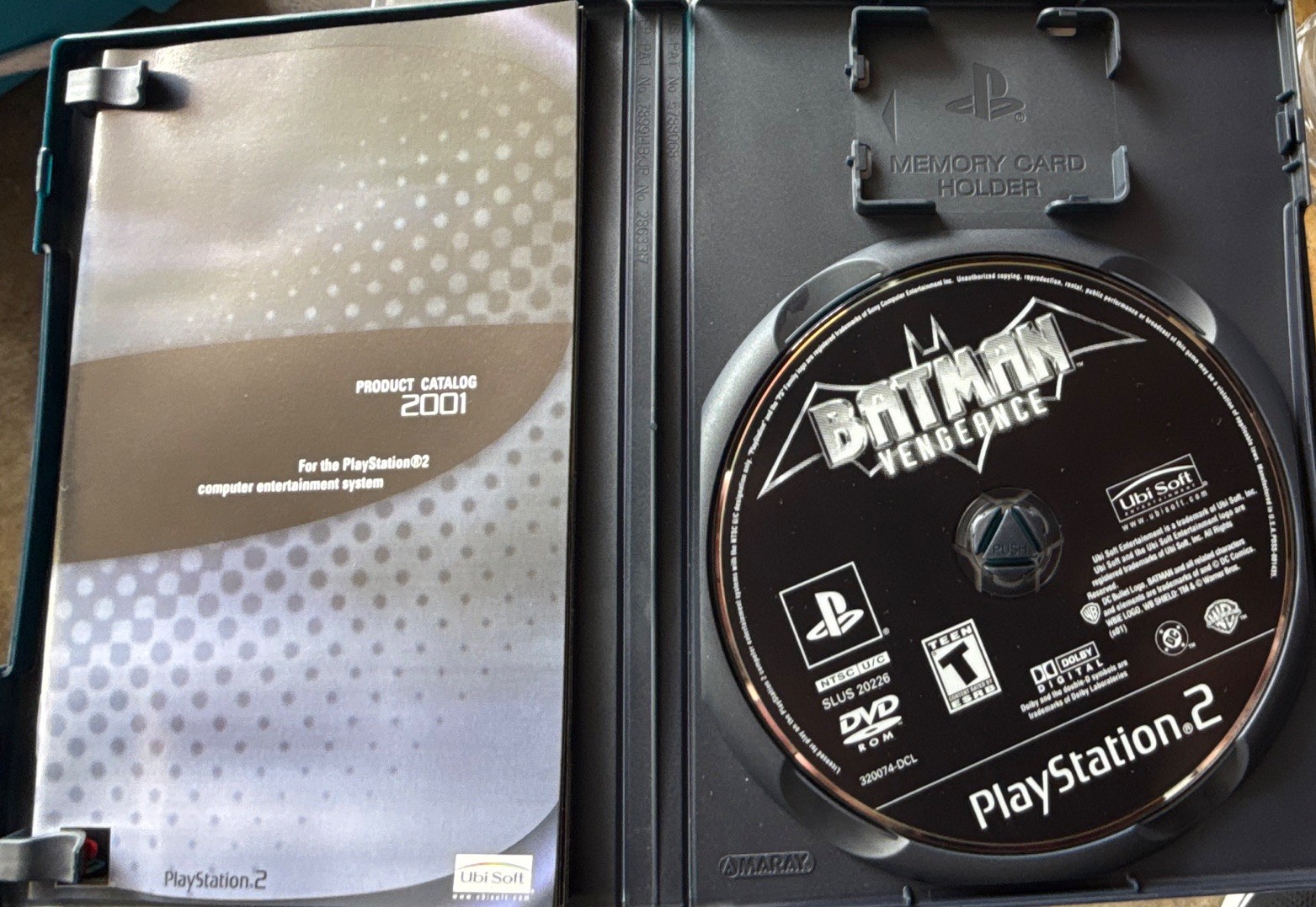 Ubisoft Batman: Vengeance PS2 w/ Manual, T-Teen NTSC-U/C (US/CA) 2001 CIB