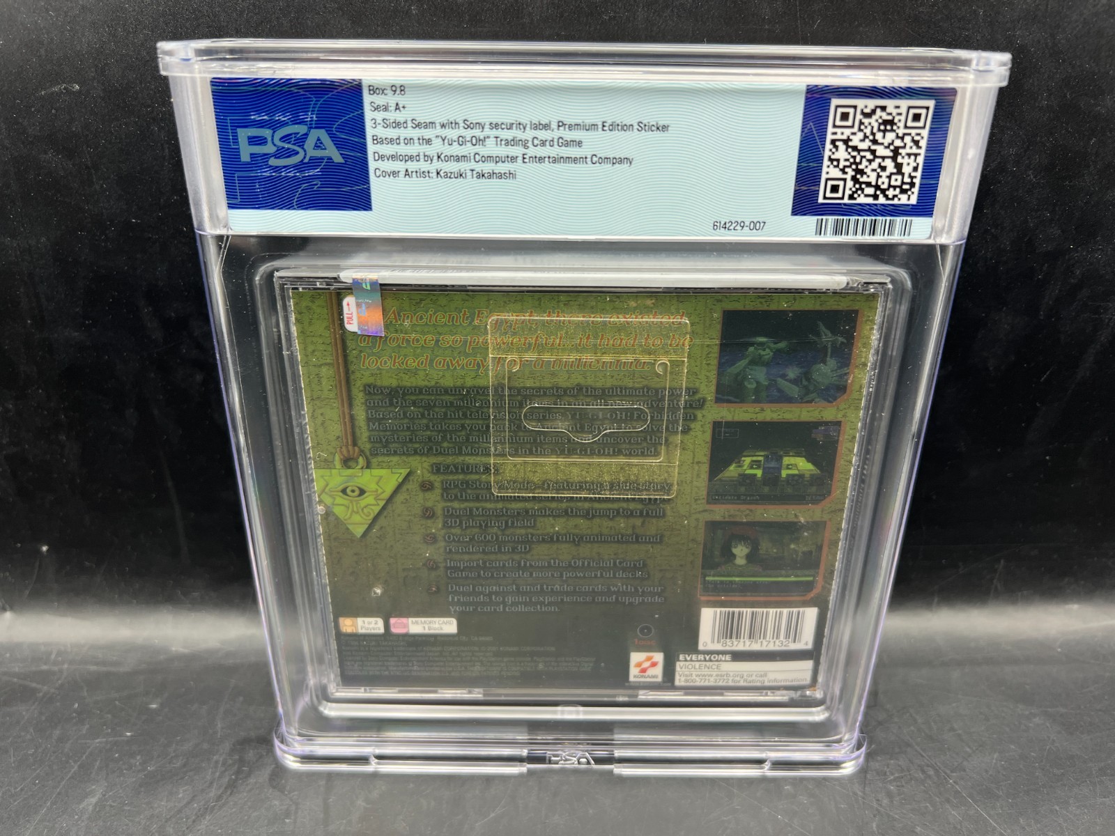 Yu-Gi-Oh! Forbidden Memories Premium Edition w/ Cards PSA 9.8 A+ FACTORY SEALED