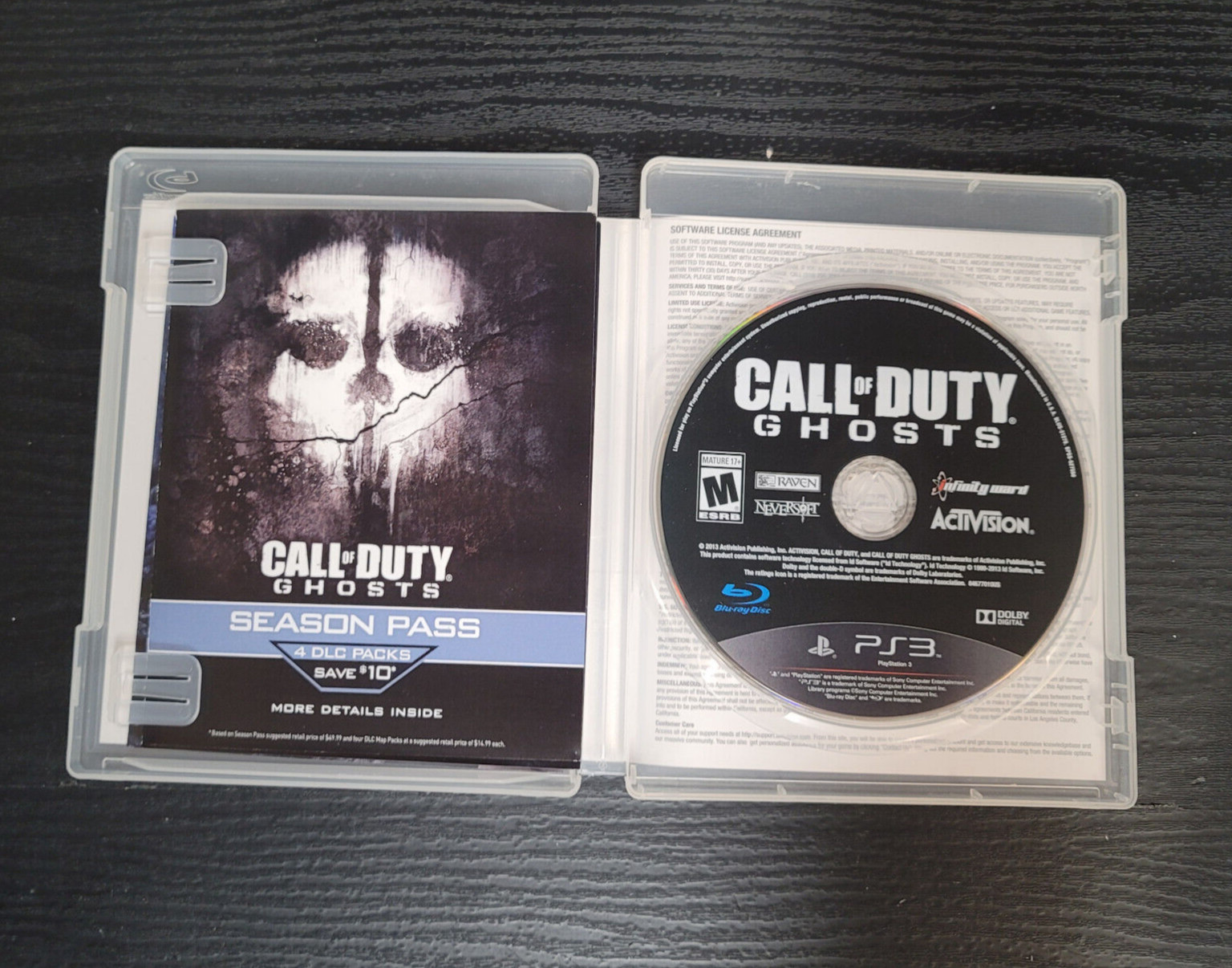 Call of Duty: Ghosts for Sony Playstation 3 PS3 Complete in Great Shape