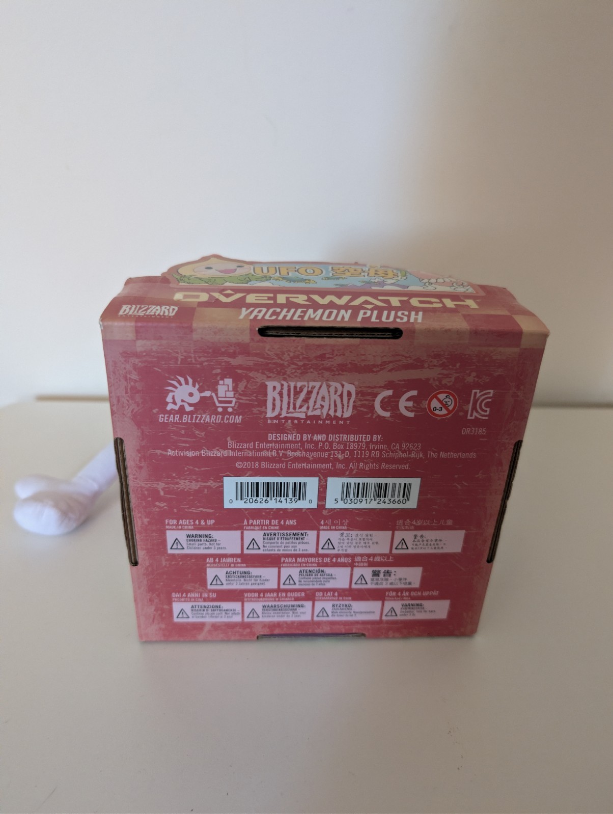 New Blizzard Blizzcon 2019 Overwatch Yachemon Plush Sausage With Leek UFO NIB-