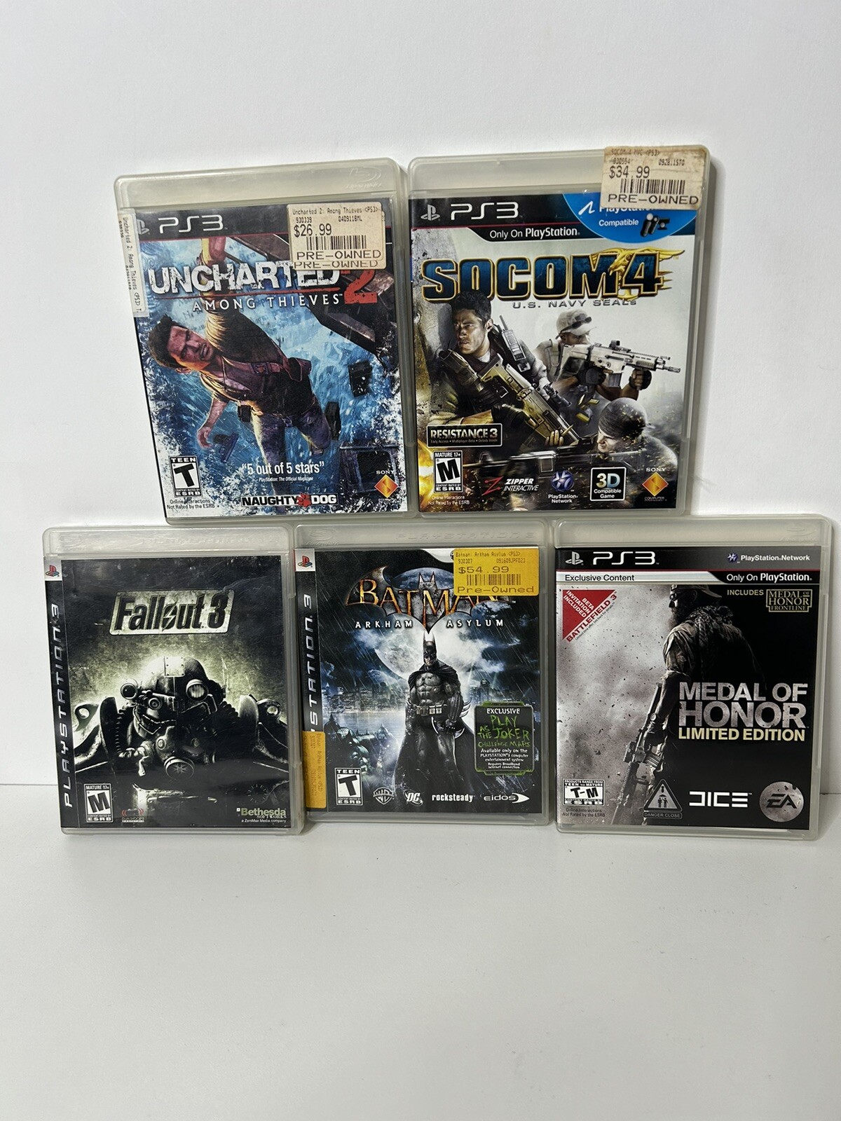 Playstation 3 PS3 Mixed Lot of Action Shooting Games