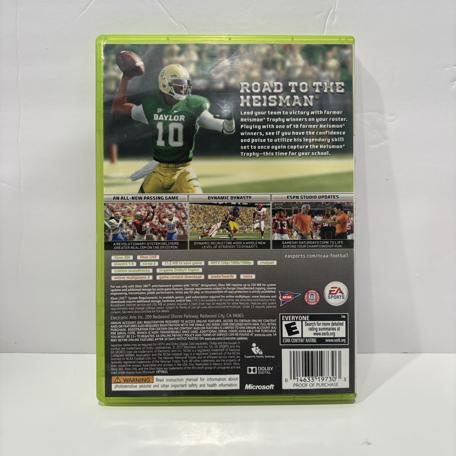 NCAA Football 13 – Xbox 360 Video Game Complete CIB w/ Manual