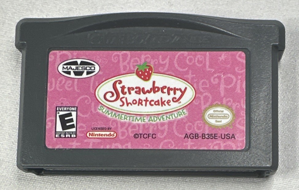 Strawberry Shortcake Summertime Adventure Nintendo Game Boy Advance GBA Tested