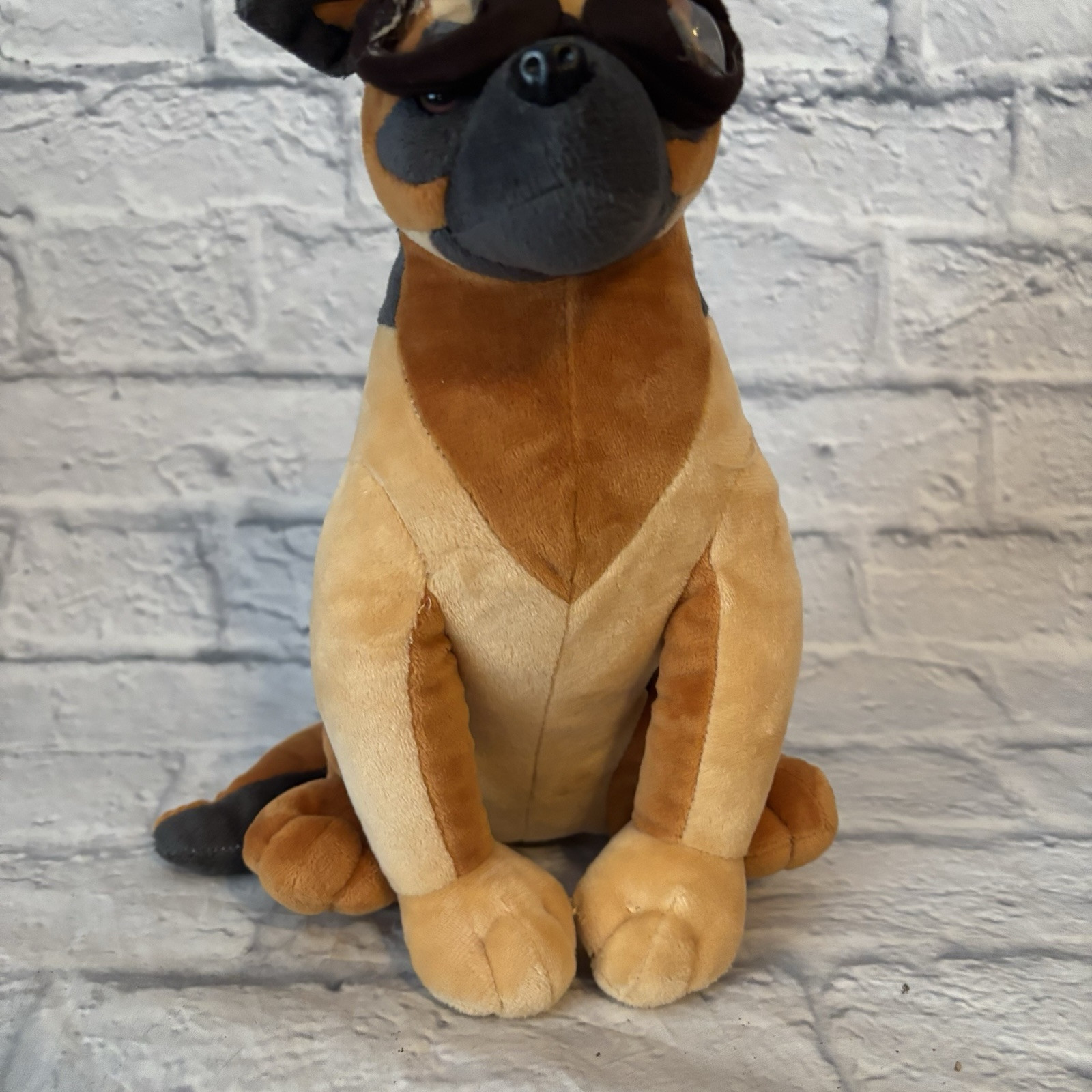 Fallout 4 Bethesda Dogmeat With Goggles Plush 10 1/2″ Stuffed Toy No Bandana