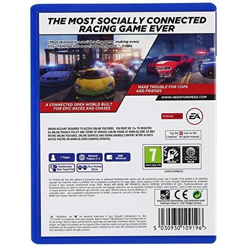 Need For Speed: Most Wanted For Ps Vita 0E