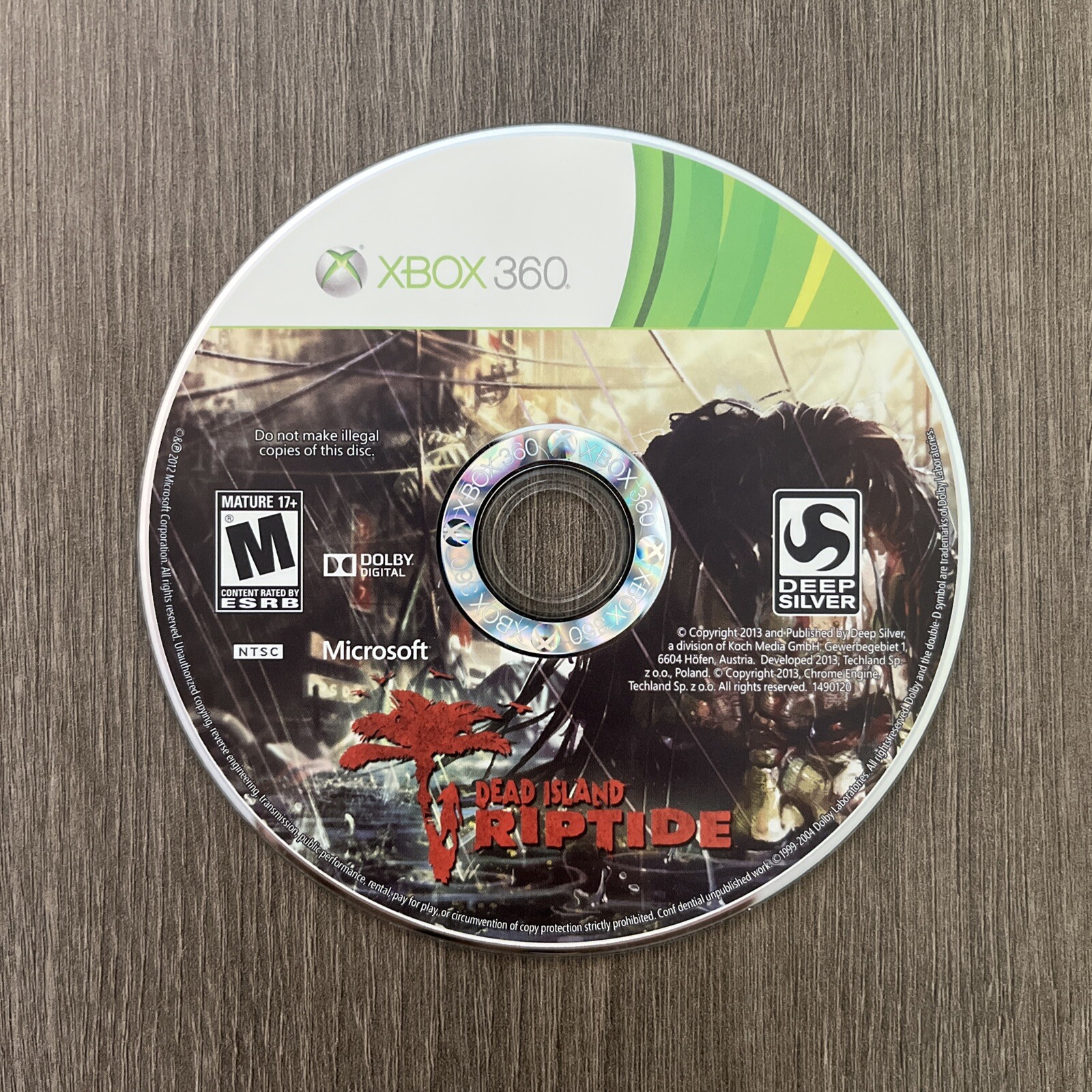 Dead Island: Riptide (Microsoft Xbox 360, 2013)