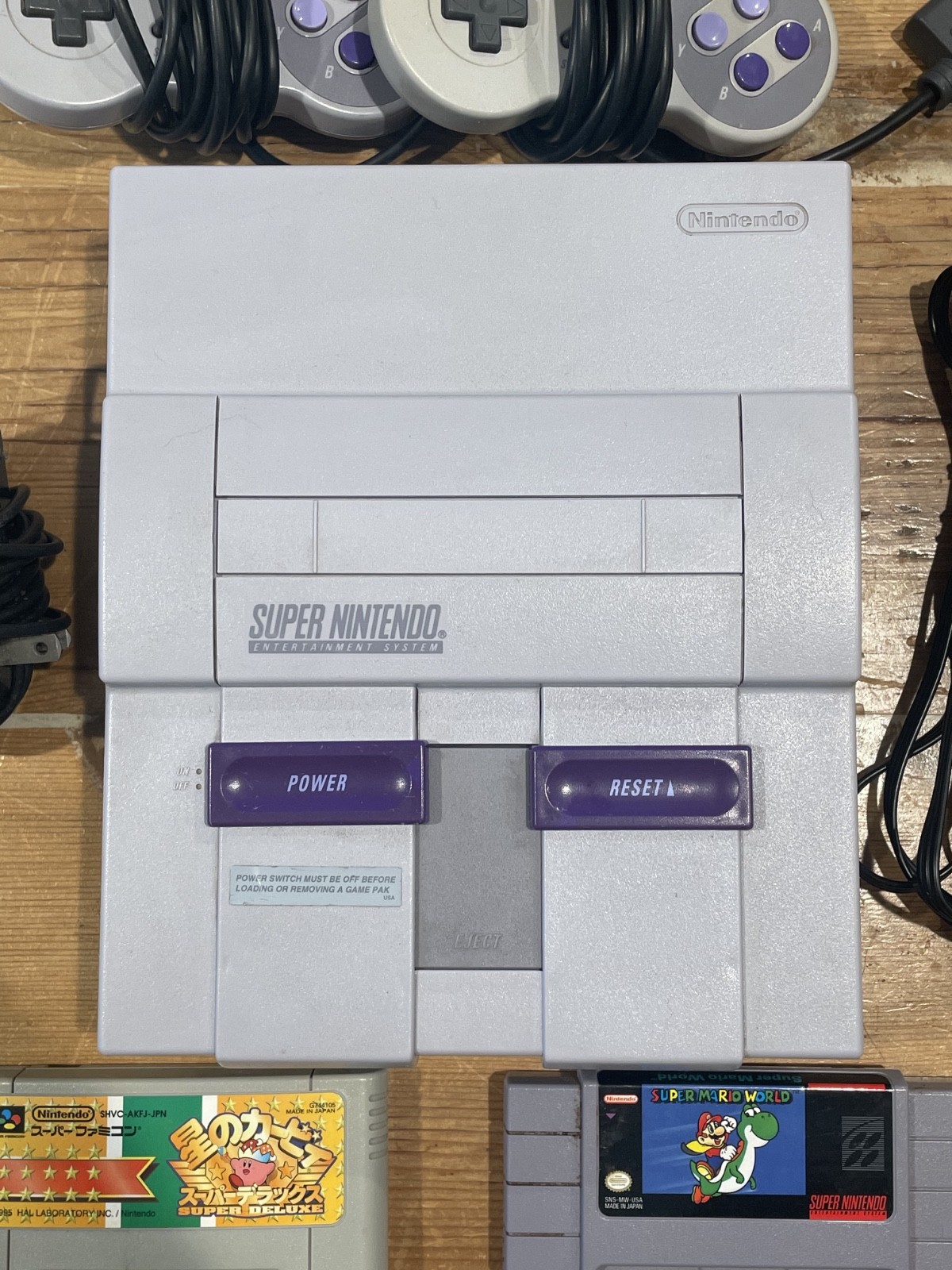 Nintendo SNES Home Console with Games (please read description)