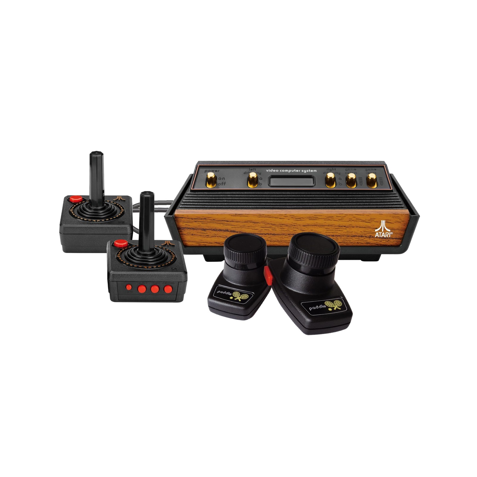 Atari Flashback 12 Gold HDMI Console by AtGames 1500 Games with 2 Pedals