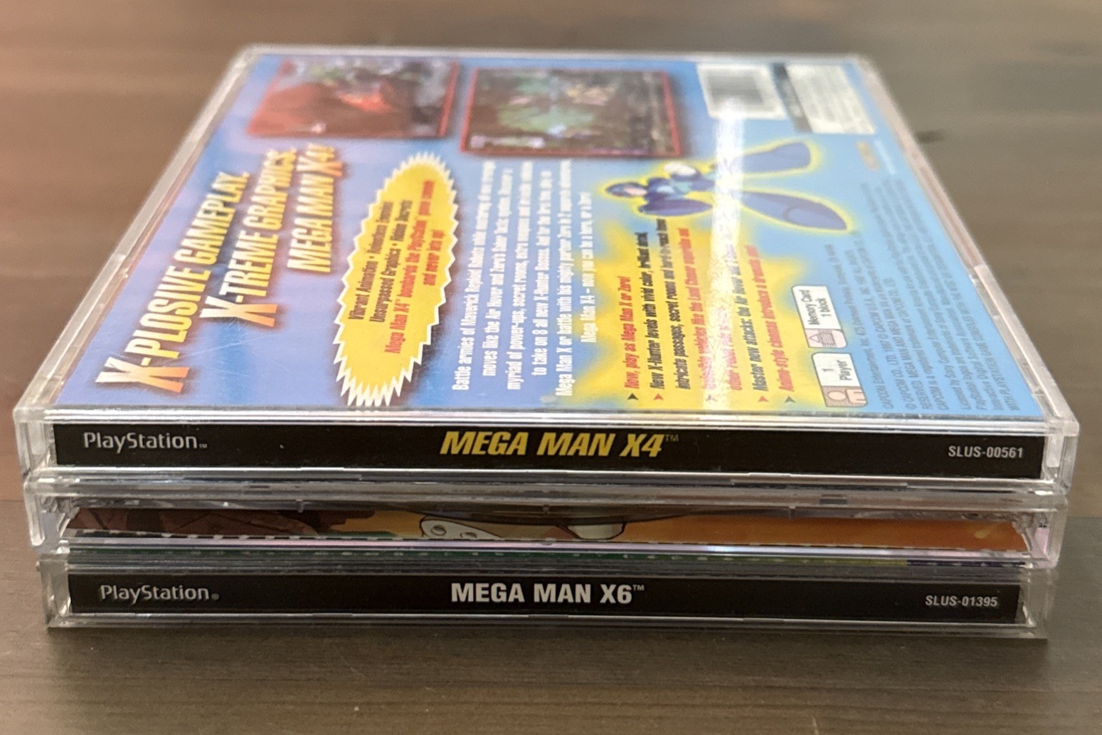 Mega Man X PS1 Collection Lot! MEGAMAN X4 MEGAMAN X5 & MEGAMAN X6 CIB w/ Manual