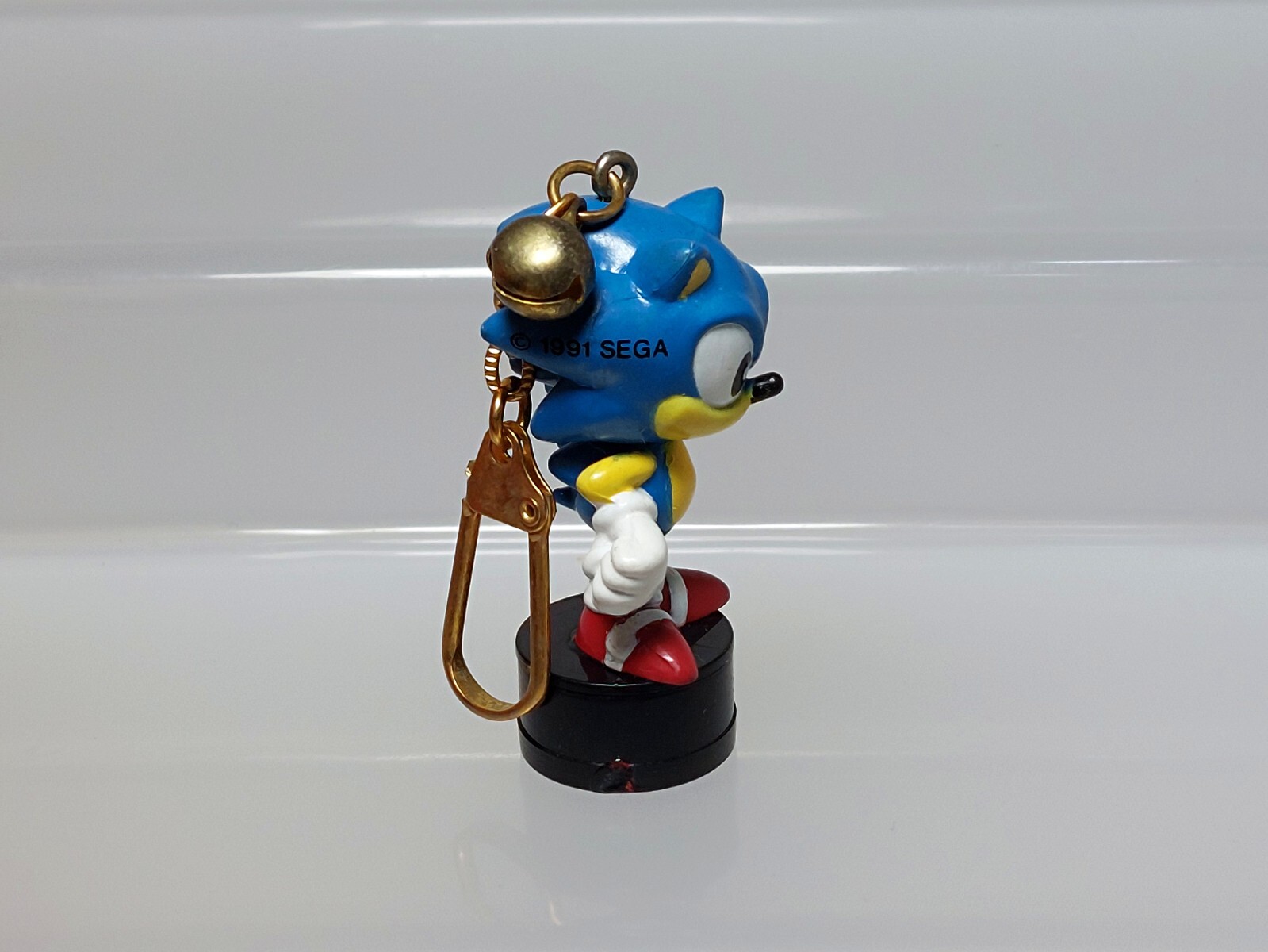Sonic the Hedgehog Mini Stamper Keychain Figure SEGA 1991 Vintage Japan 1.8in