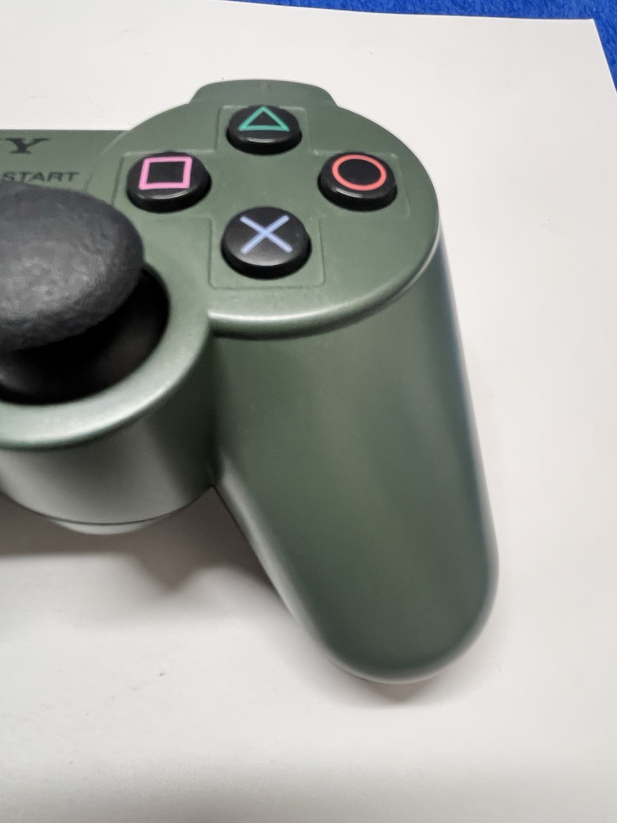 Sony PS3 DualShock 3 Wireless Controller – Green Camo OEM Tested