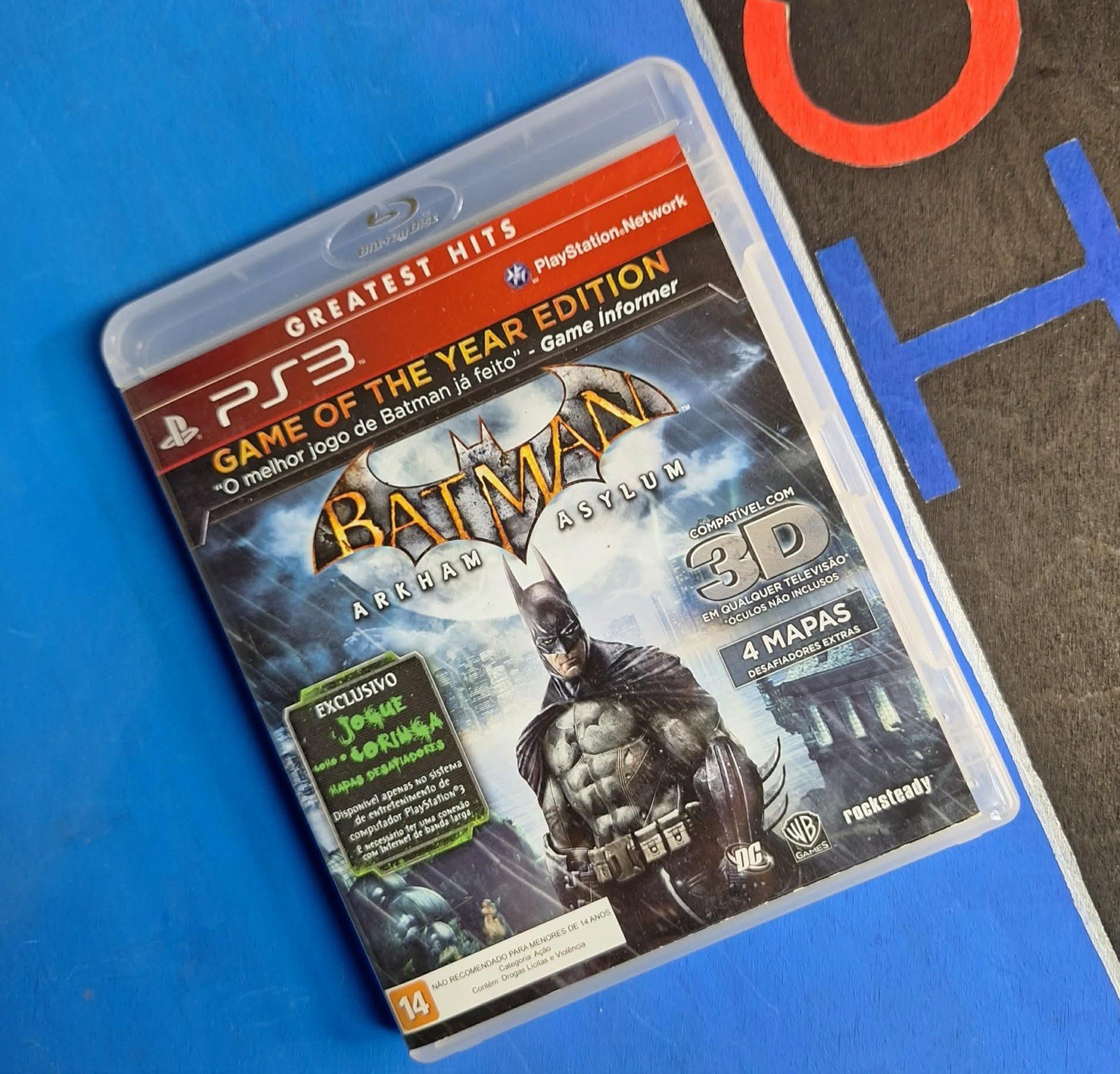 Warner Bros. Batman: Arkham Asylum GOTY Edition (PS3, Greatest Hits, Manual)