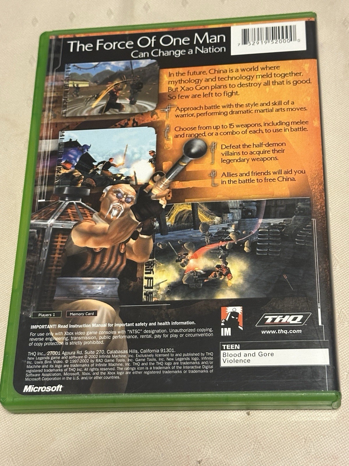 Microsoft Xbox Game Bundle – Assorted Games – Dark Cloud Jade Empire True Crime