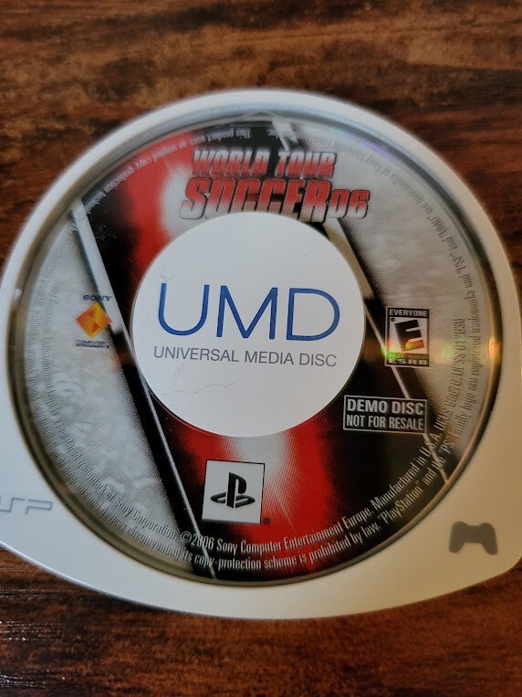 World Tour Soccer 06 Demo Disc (Sony PSP, 2006) SCEA