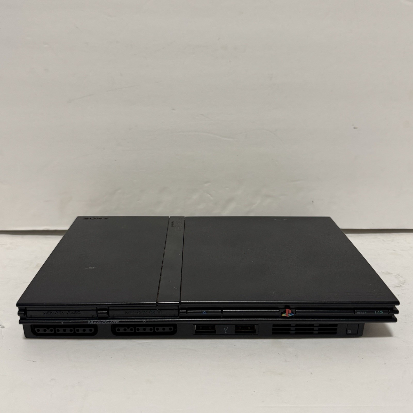 Sony PlayStation 2 PS2 Slim Console Complete W/ 2 Games – Tested Works!!