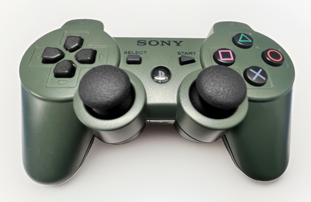 Sony PS3 DualShock 3 Wireless Controller – Green Camo OEM Tested