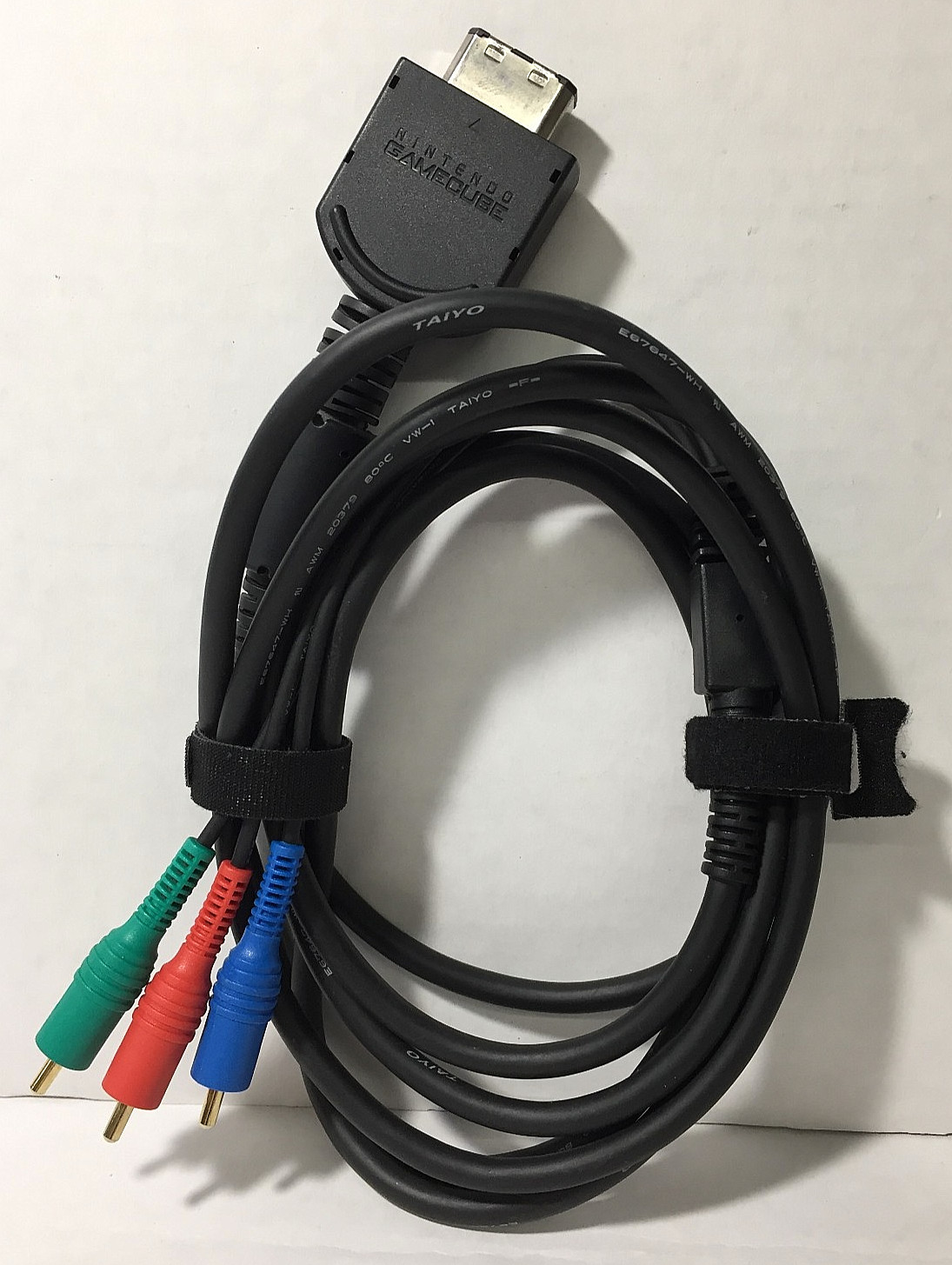 OEM 1st Party NINTENDO GAMECUBE Component Cable AV VIDEO Official GENUINE Works