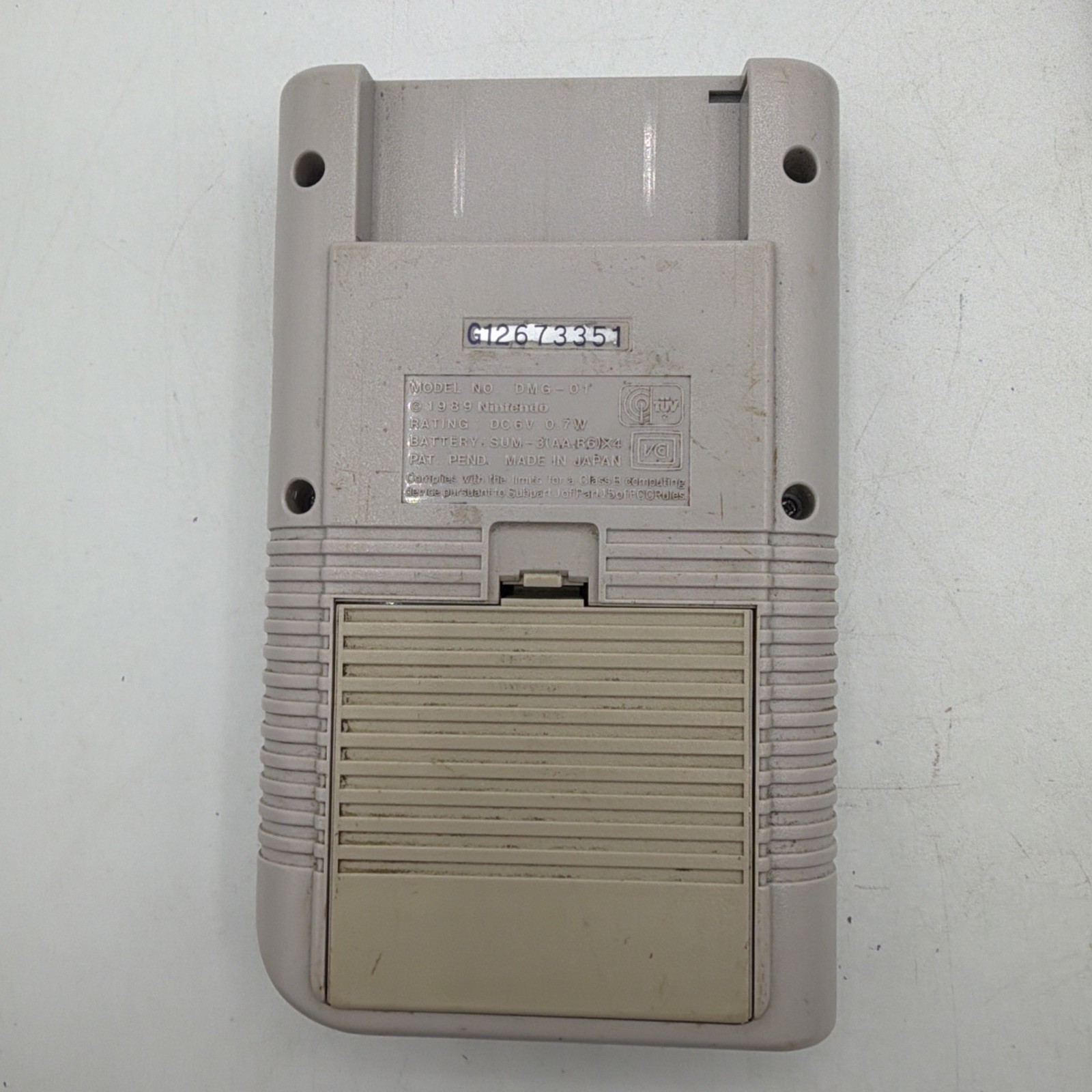 Authentic & Tested Nintendo Game Boy Gray Console Working (Read) 3 Games