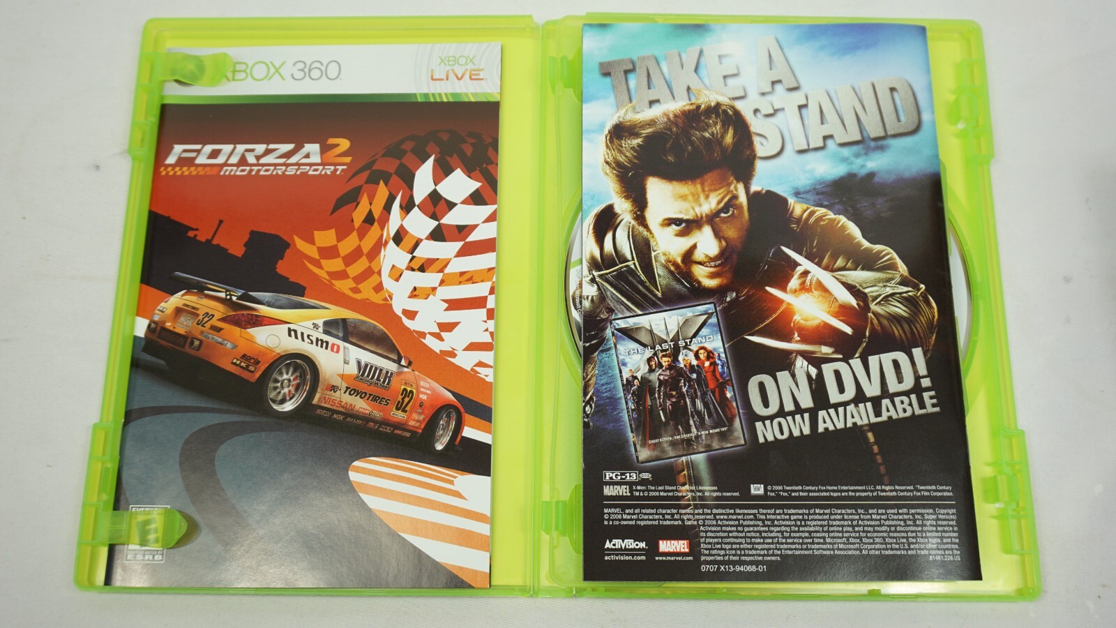 Marvel Ultimate Alliance Xbox 360 CIB & Forza Motorsport 2 Complete w/ Manual F
