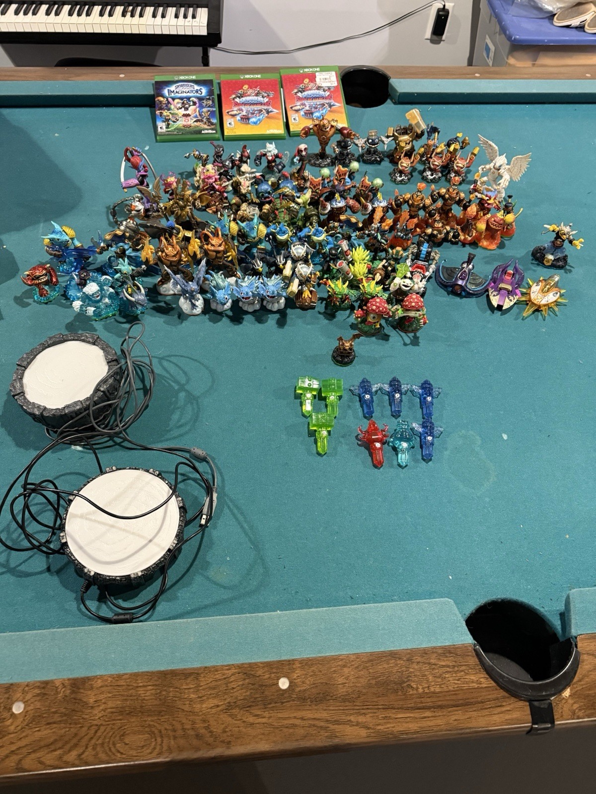 Skylanders Huge Lot Of 97 Figures, 2 Portals, And 3 Games