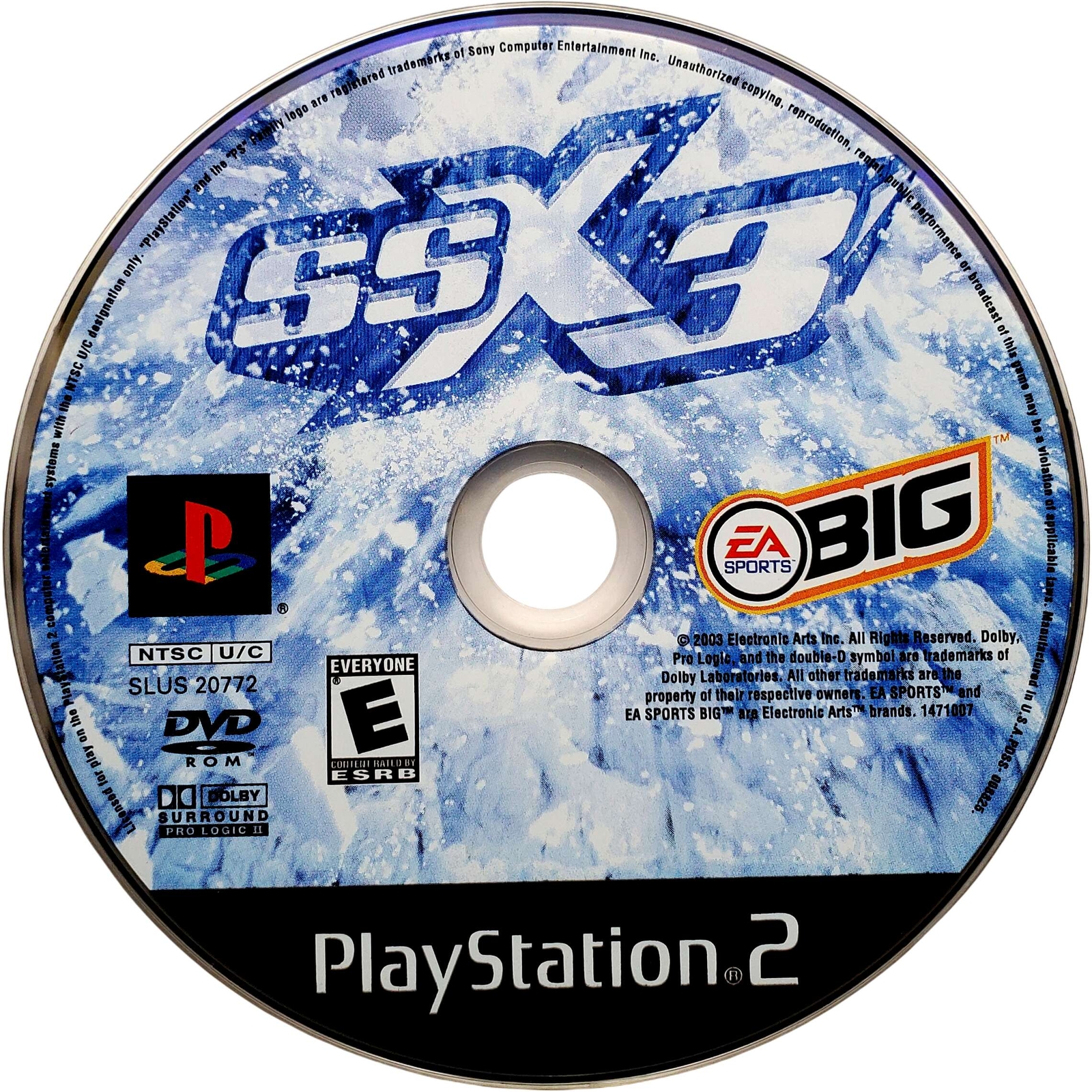 SSX 3 – Sony Playstation 2 Pristine Tested Authentic 180 Day Guarantee