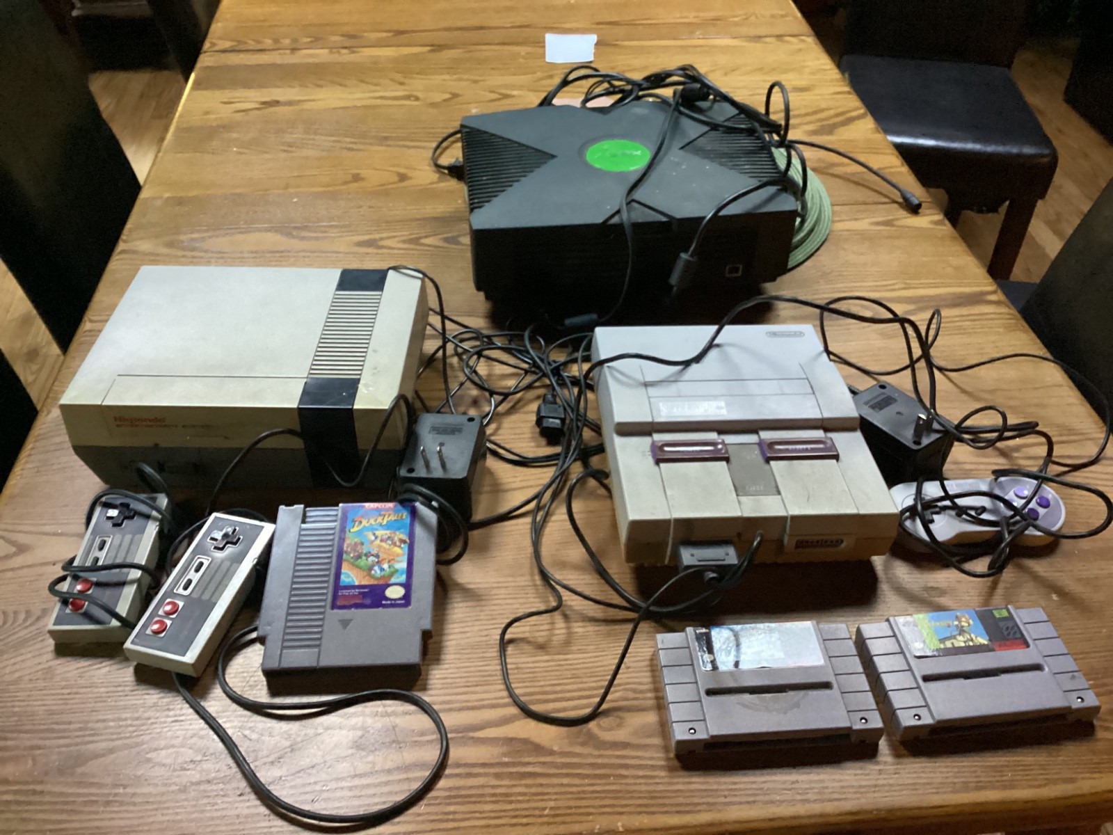 Nintendo, super Nintendo and Xbox
