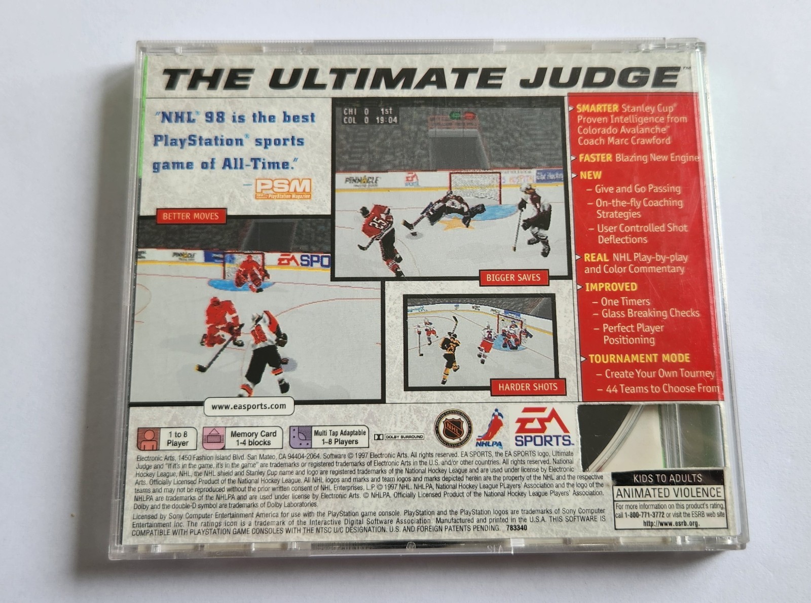 NHL 98 (PlayStation 1 PS1)