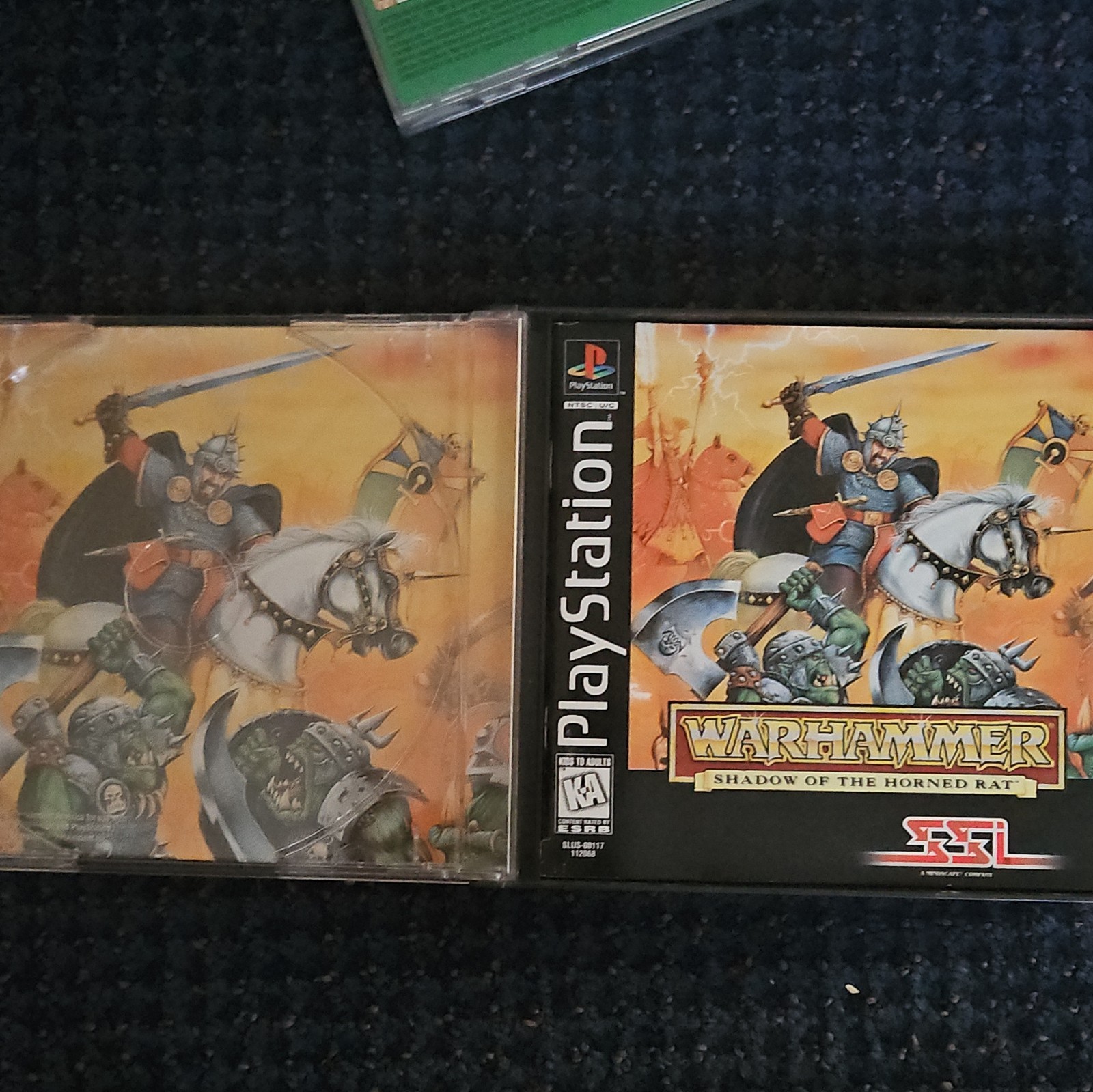 SSI Warhammer: Shadow of the Horned Rat Sony PlayStation 1 NTSC-U/C (CIB)