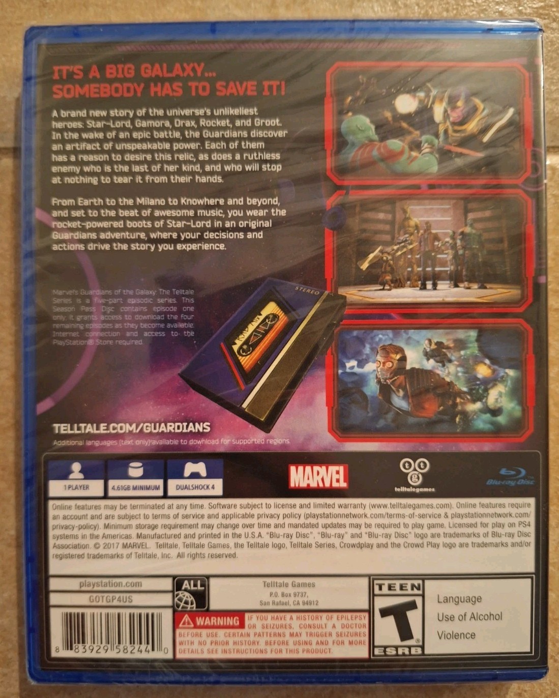 Marvel’s Guardians of the Galaxy: The Telltale Series – Sony PlayStation New