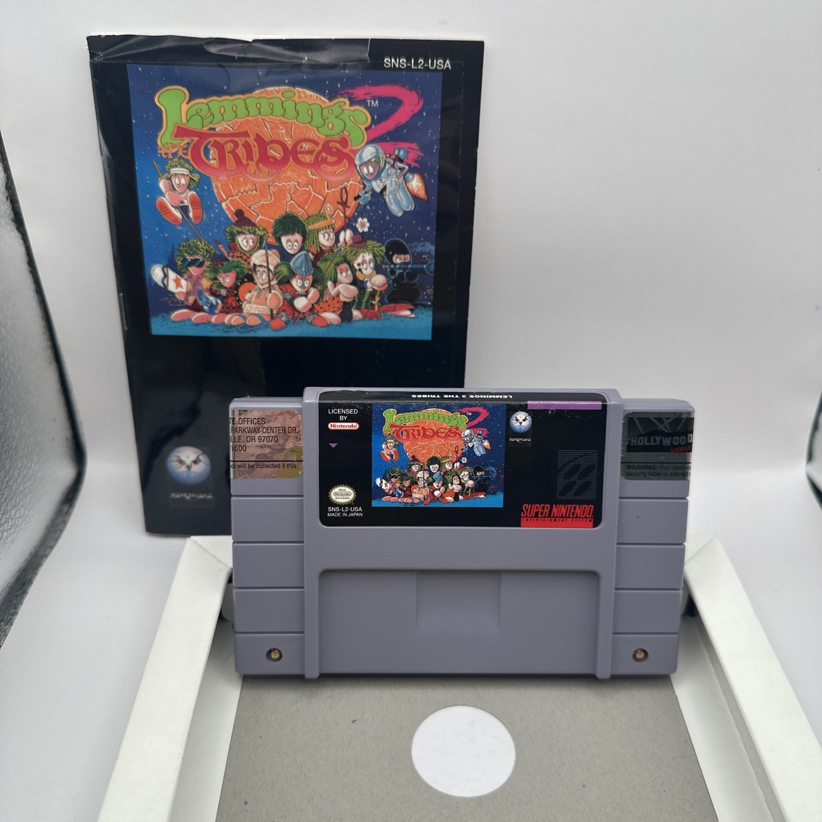 Lemmings 1 & 2 Super Nintendo SNES Games LOT Bundle CIB Complete w Box Manual