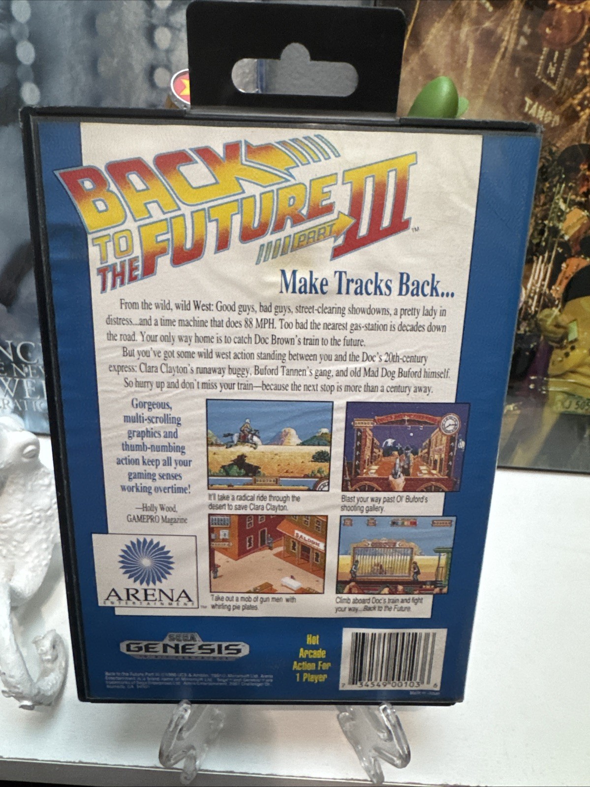 Back to the Future Part III (Sega Genesis) ~CIB COMPLETE!! ~ 1990 *RARE* Sega 3