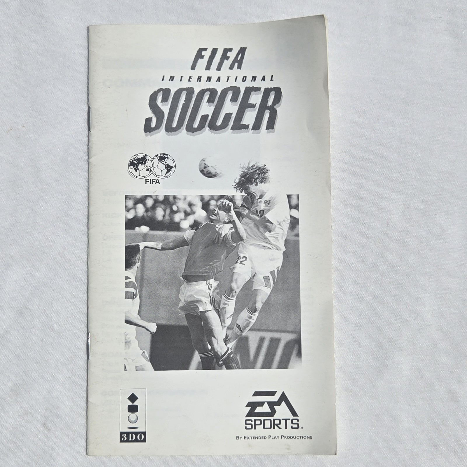 EA Sports FIFA Soccer Panasonic 3DO Instruction Manual ONLY