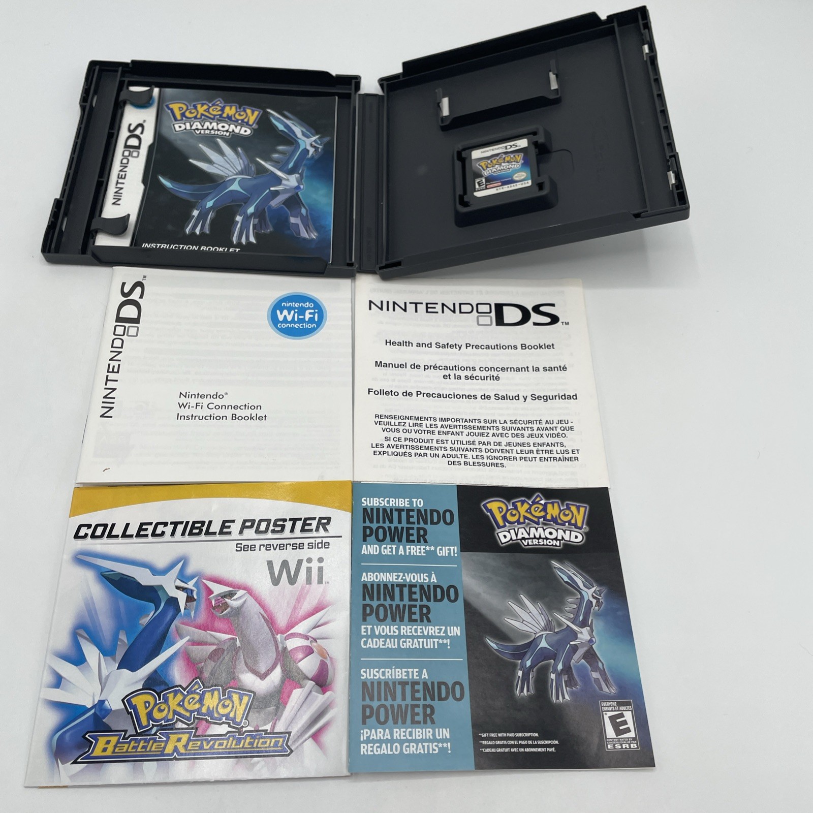 Pokémon Diamond + Pearl + Platinum Nintendo DS Authentic Lot 100% Complete CIB