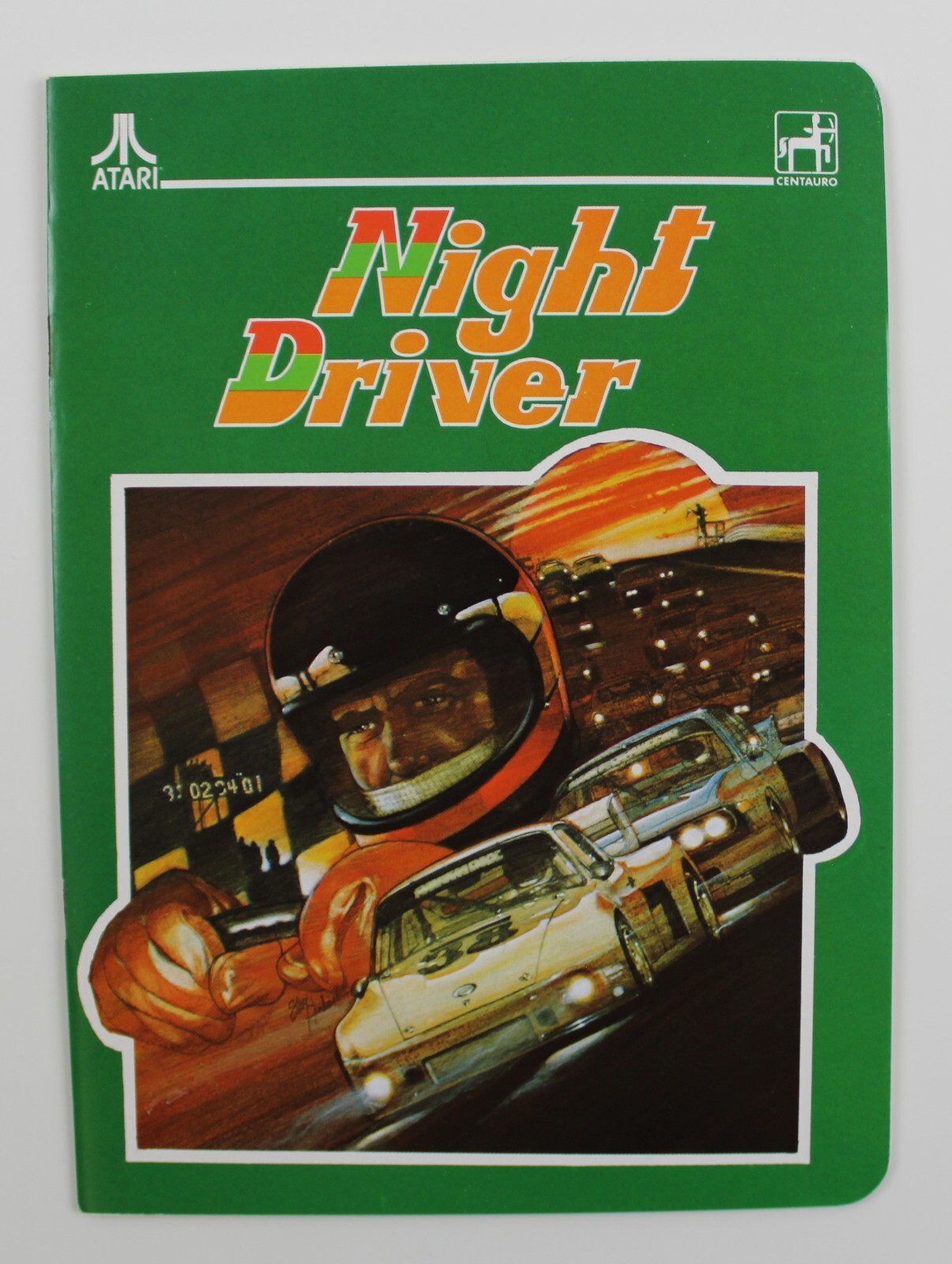 1982 ATARI NIGHT DRIVER School Notebook 8.5″ x 6″ Spain Vintage Unused VERY RARE