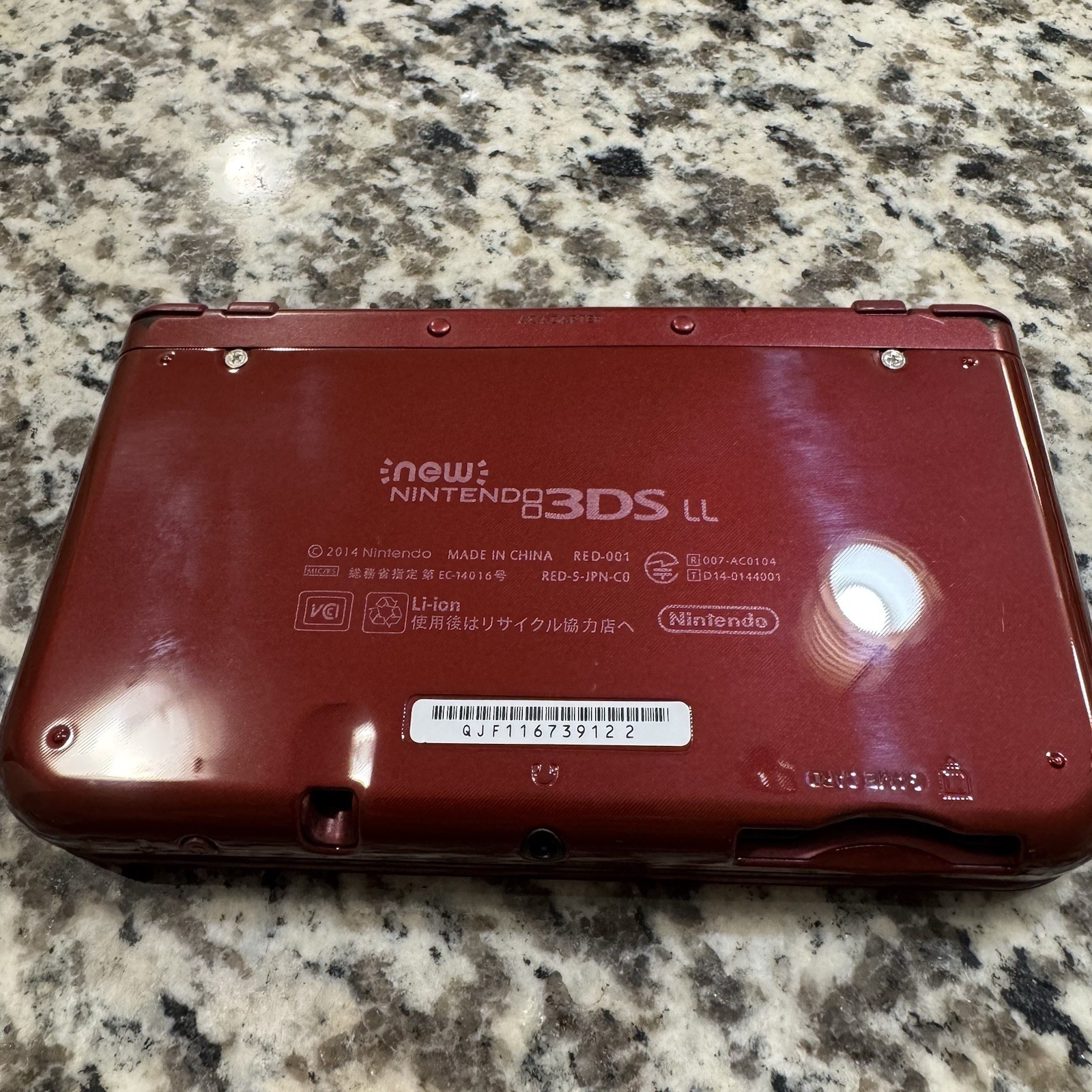 New Nintendo 3DSLL with Loopy Capture Card, Metallic Red!