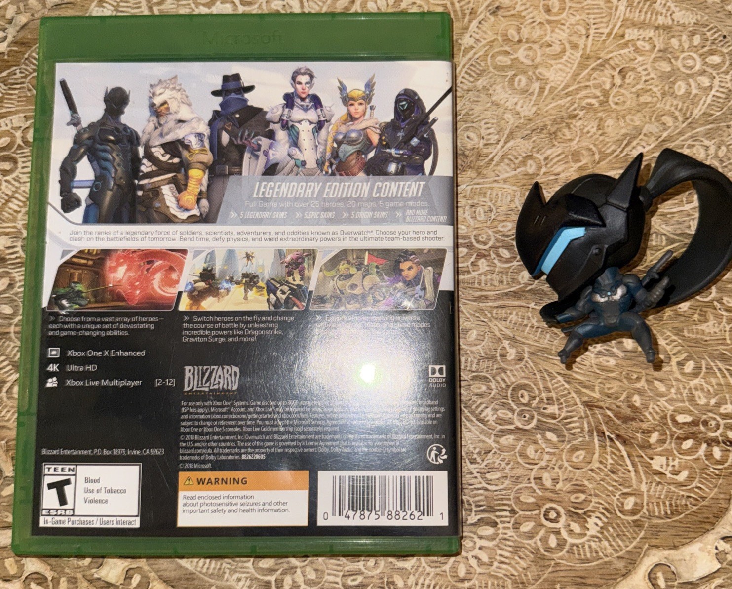 Overwatch: Origins Edition Game Xbox One w/Widowmaker Noire Skin Code UNREDEEMED