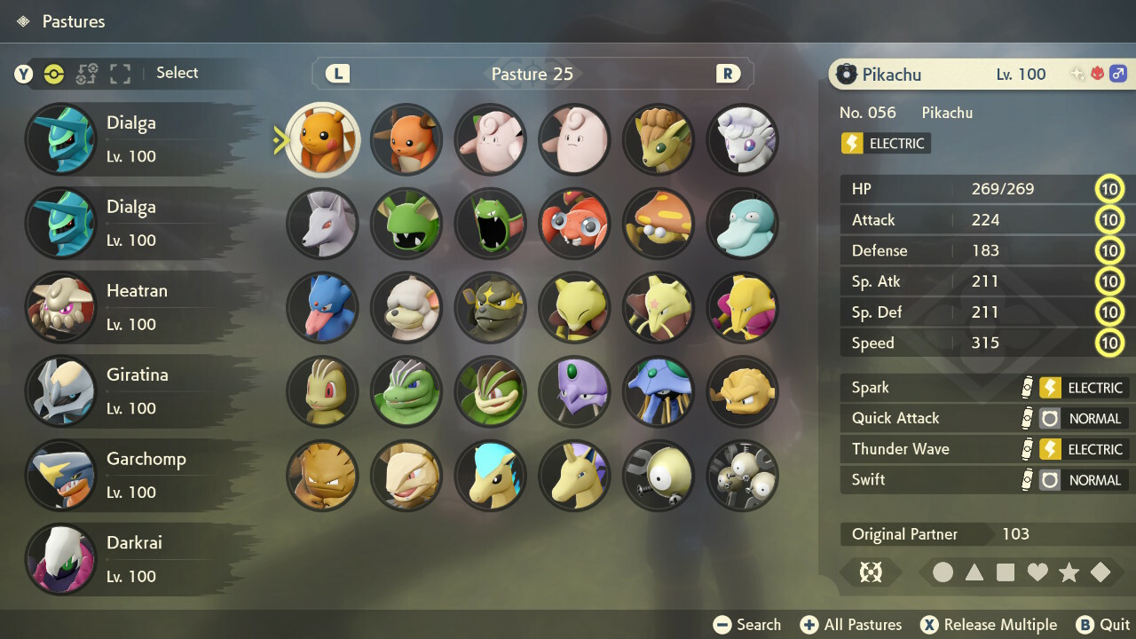 Pick any of 249 Pokemon ✨ Shiny ✨ Alpha Max Stat Effort GVS 6IV Legends Arceus