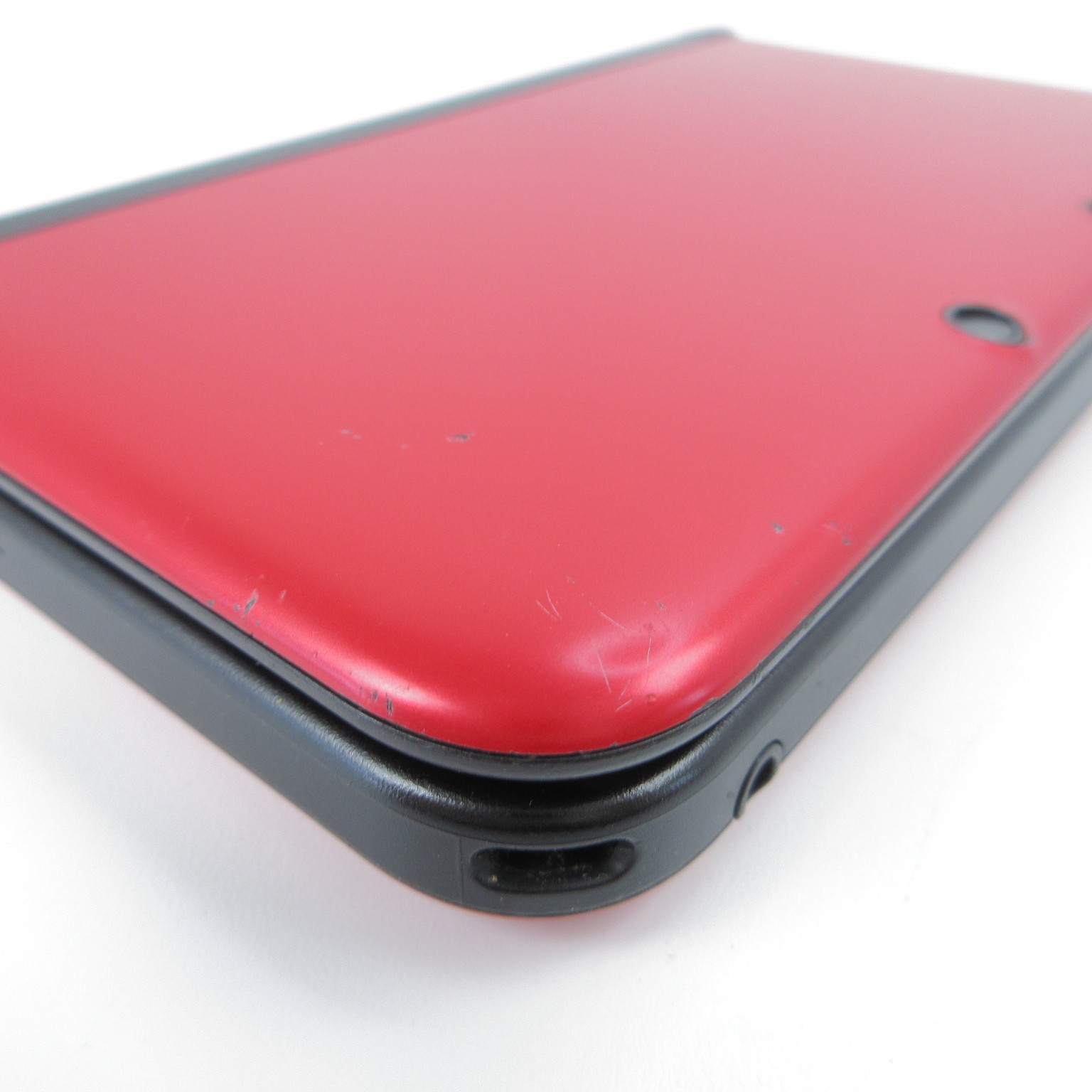 【Good】Nintendo 3DS LL XL Red x Black Console Japanese Edition #RET0122/01