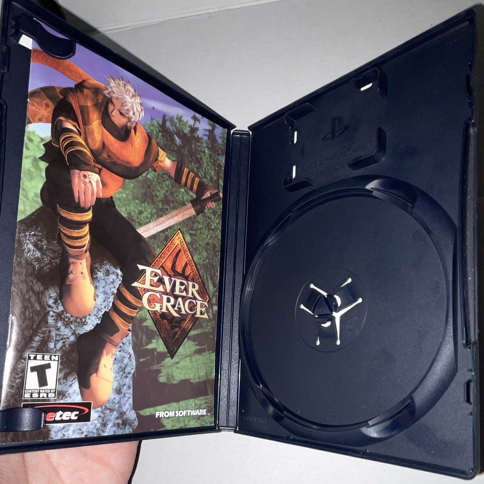 Sony PlayStation 2 Evergrace Original DVD Keep Case w/ Cover Art Insert NO GAME