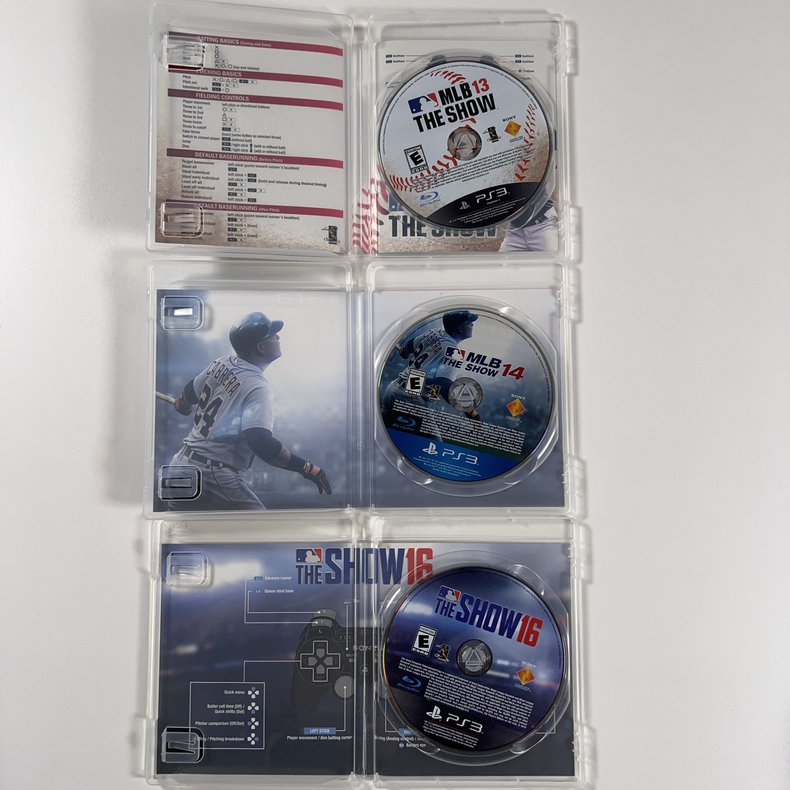 MLB The Show 08 11 12 13 14 16 PlayStation 3 Sony 6 Game Lot TESTED