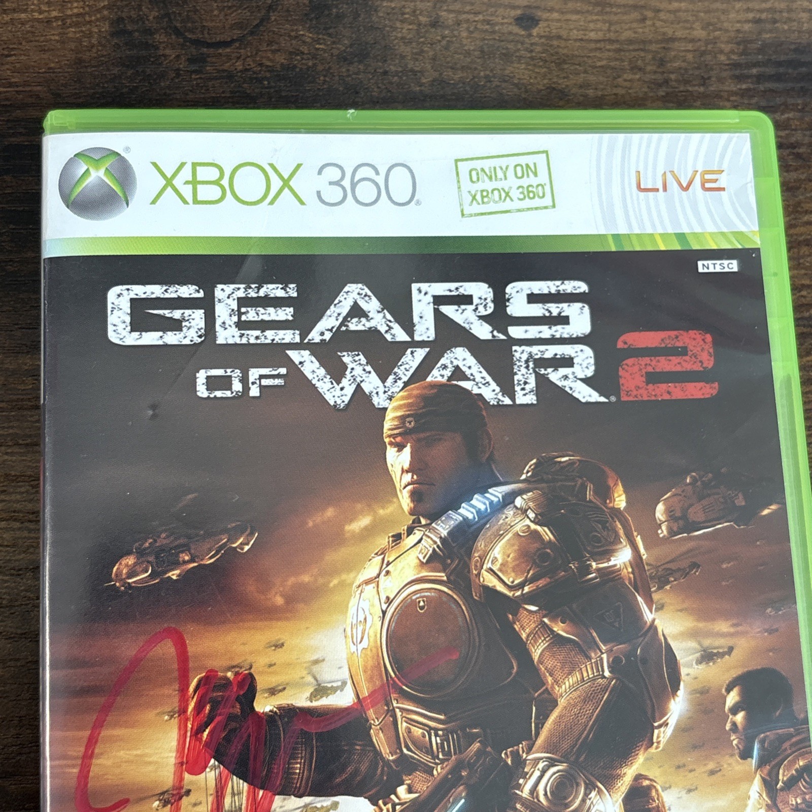 Gears of War 2 Signed Video Game John DiMaggio MARCUS FENIX JSA Xbox 360