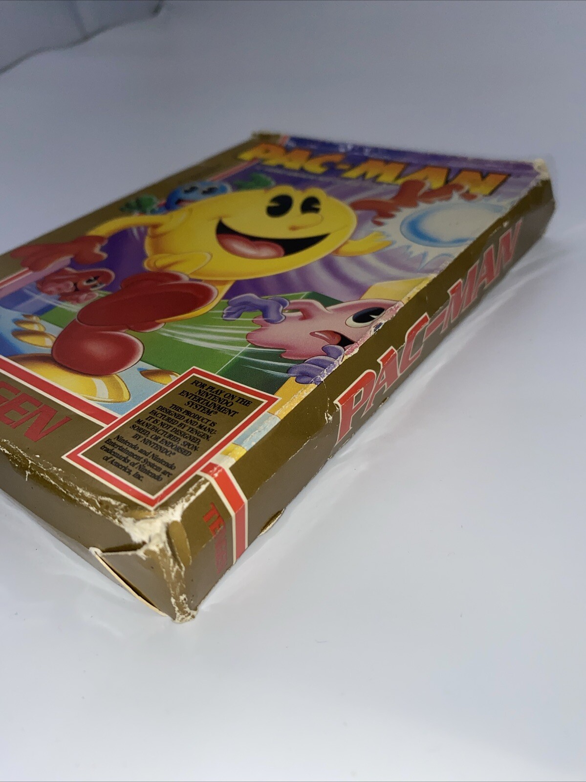 Pac-Man NES Nintendo Complete CIB! Rare Black And White Manual Tested