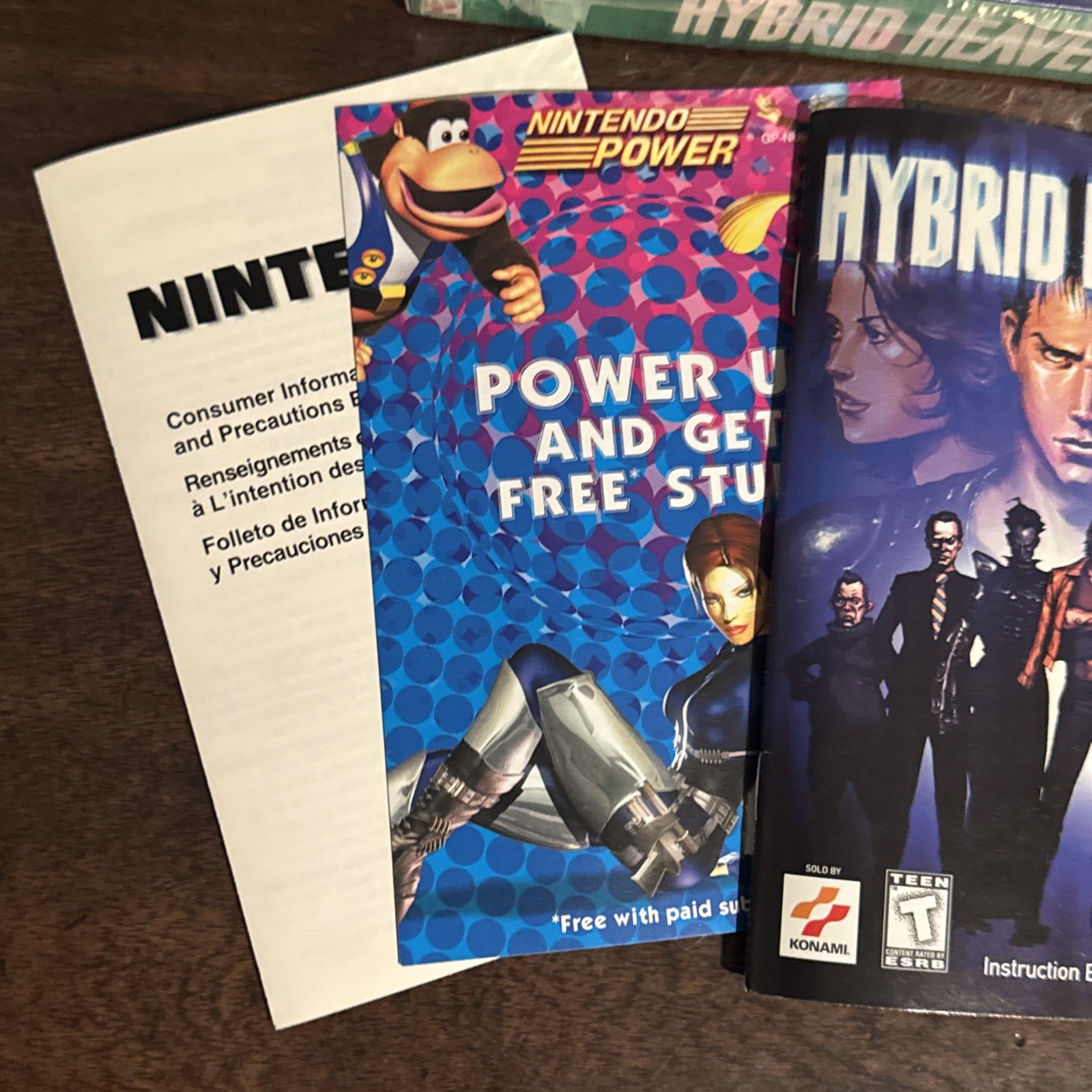 Hybrid Heaven Nintendo 64 N64 (1999) CIB w/ All Box, Manual & Inserts