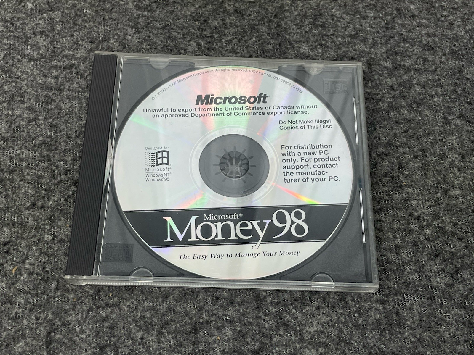 Vintage PC Lot of 7 Windows Software, CD-ROM Windows 95/98/XP