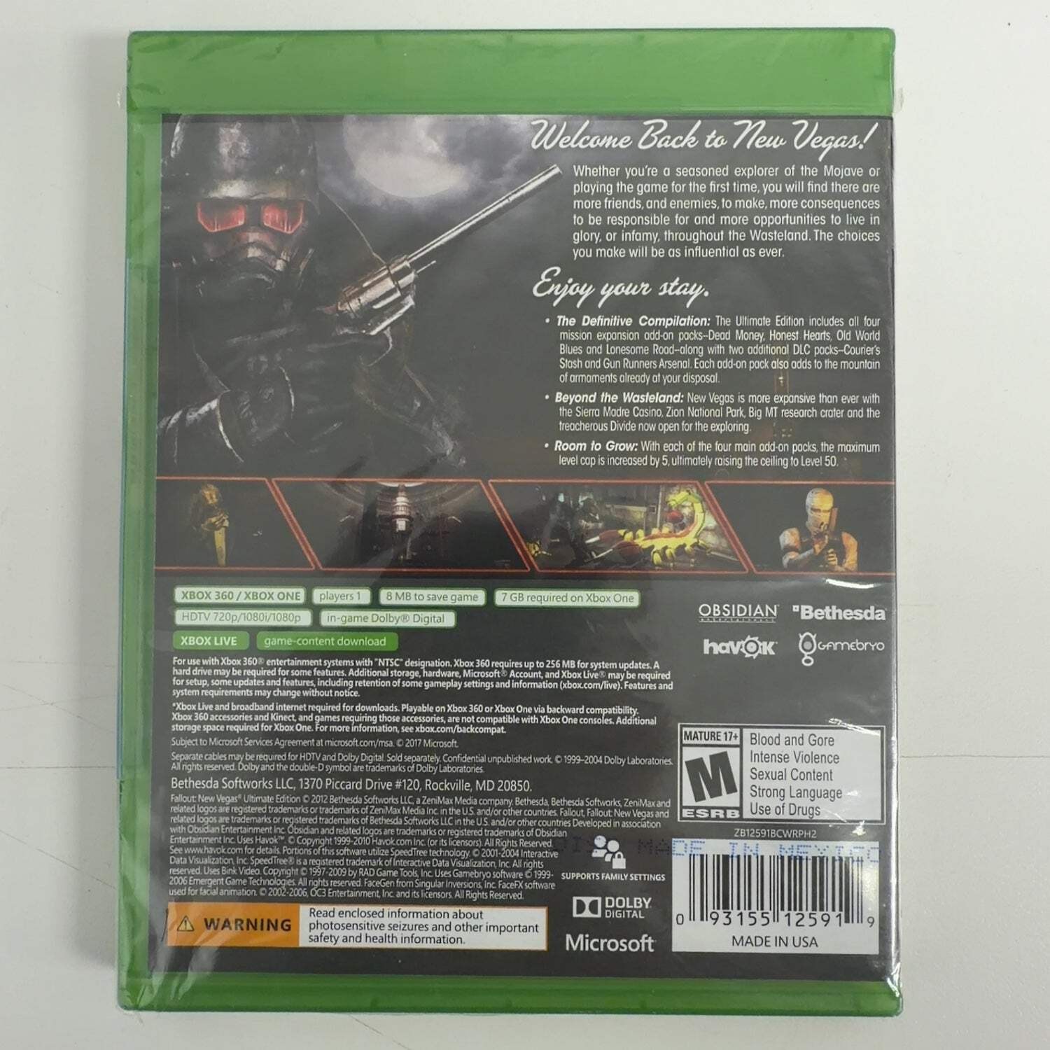 New Fallout: New Vegas [Ultimate Edition] (Microsoft Xbox 360, 2012)