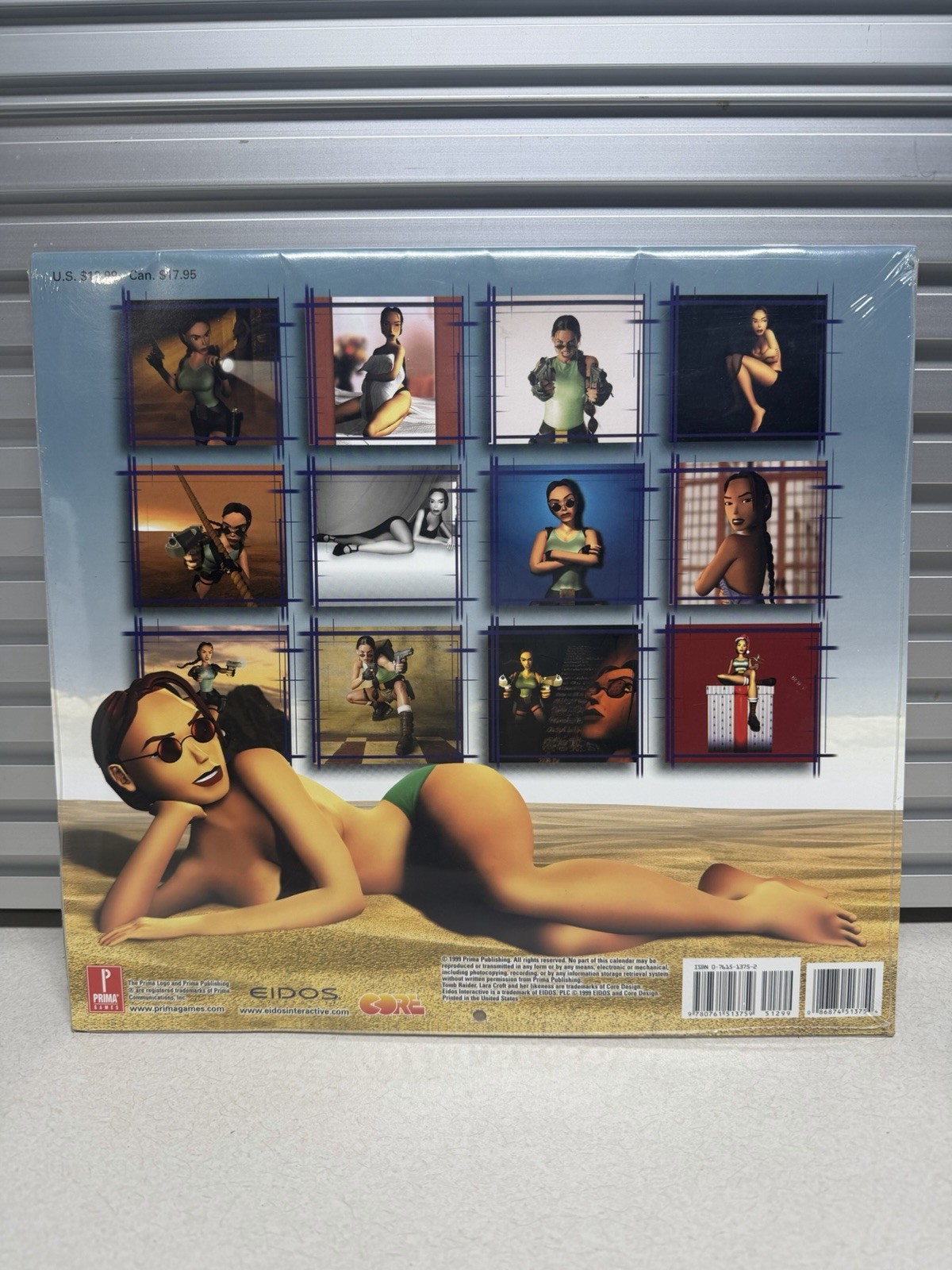 NEW SEALED Prima The Official – TOMB RAIDER THE LAST REVELATION – 2000 Calendar