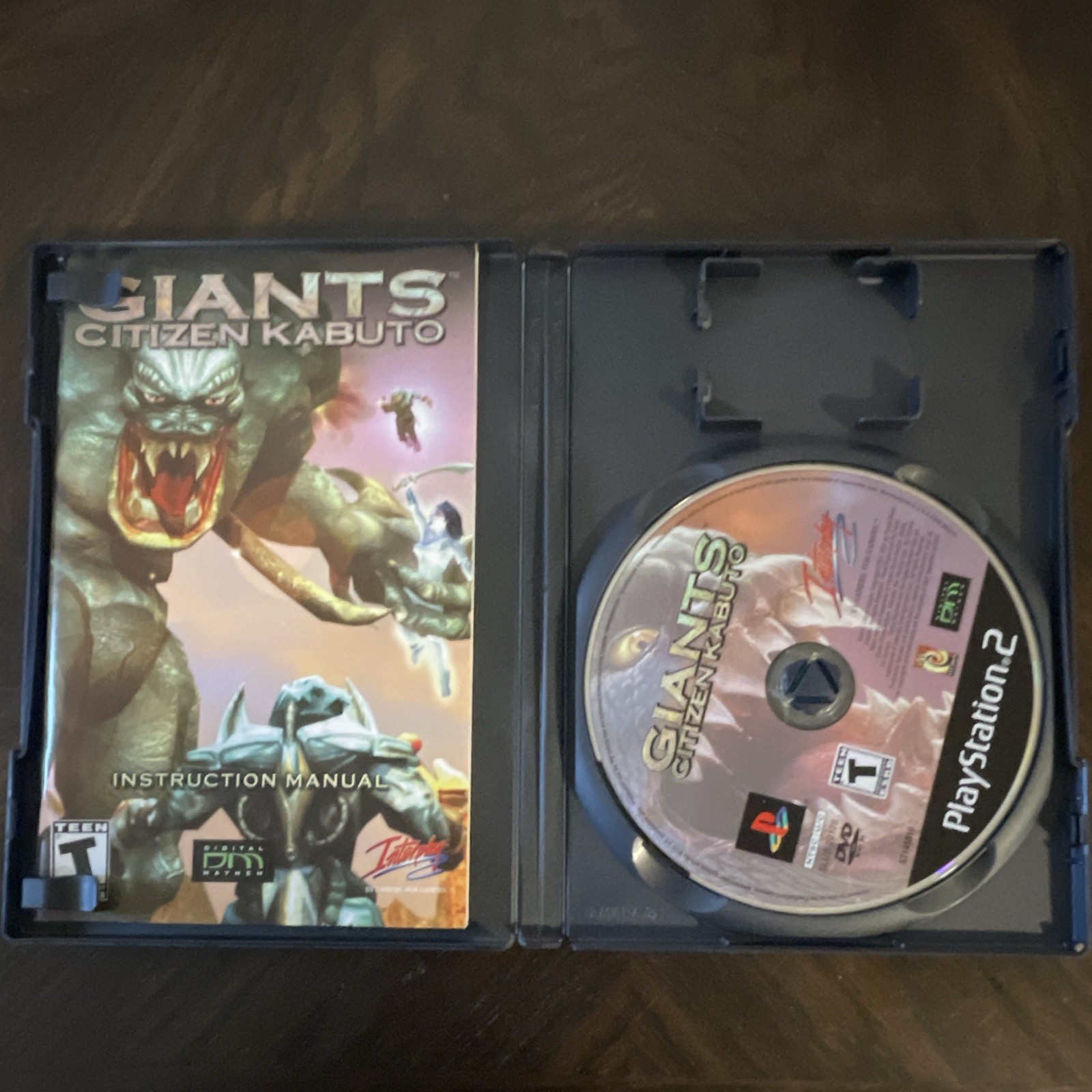 Interplay Giants: Citizen Kabuto PlayStation 2 2001 Manual Included NTSC-U/C T-…