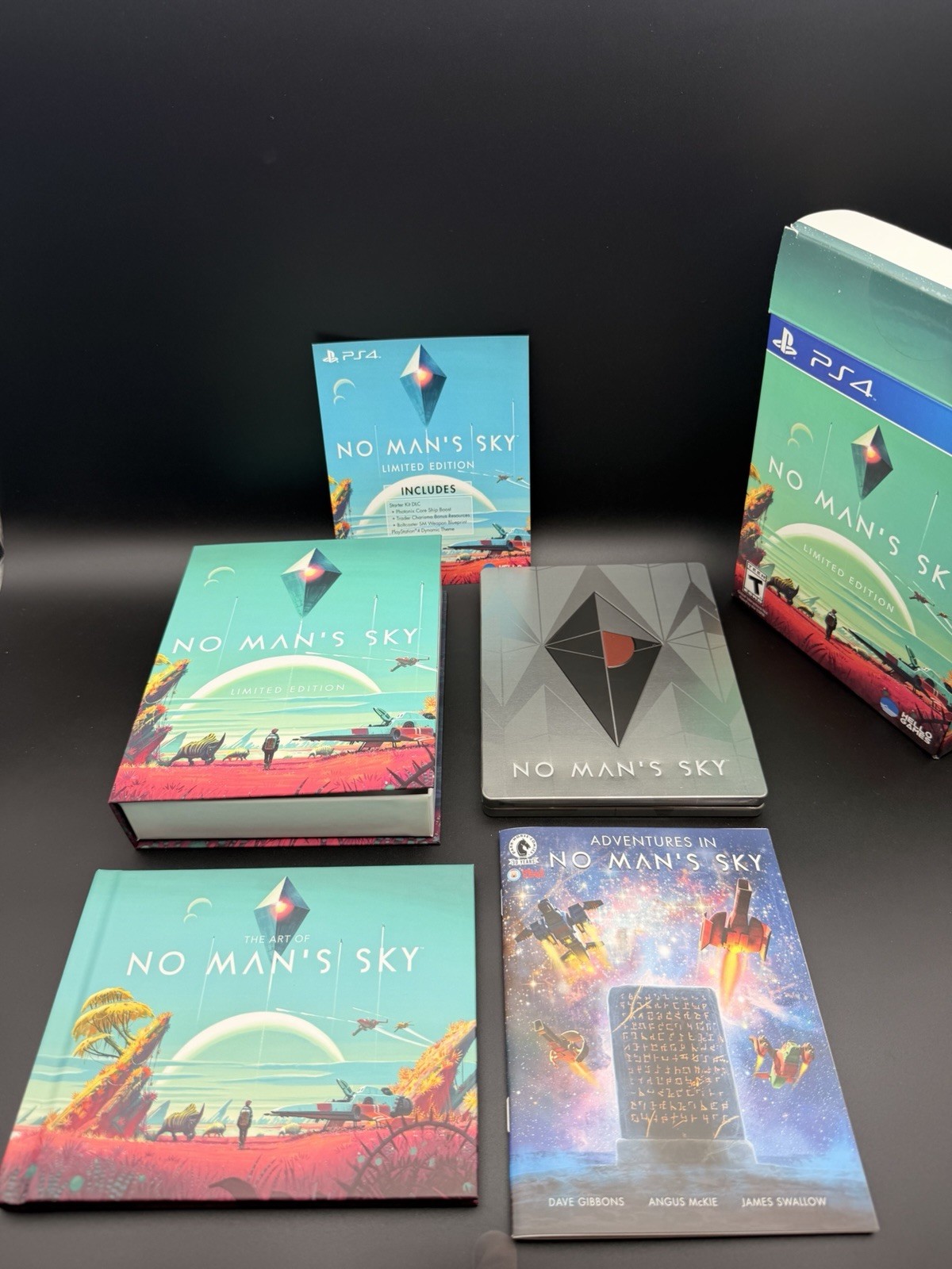 No Man’s Sky Limited Edition Sony Playstation 4 Game Collector Box Set PS4 Art