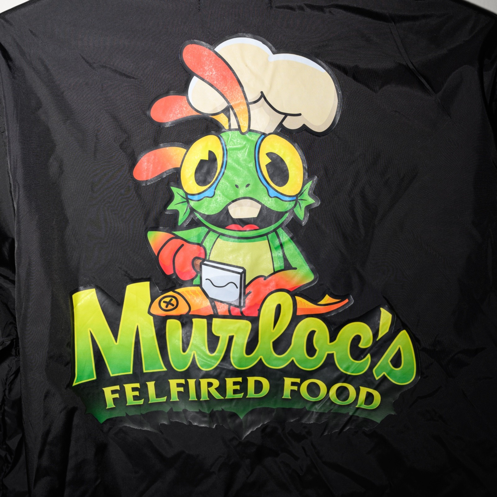 World of Warcraft Chain Murloc Pop-Up Jacket LA Event 2025 Rare Promo Legion LRG